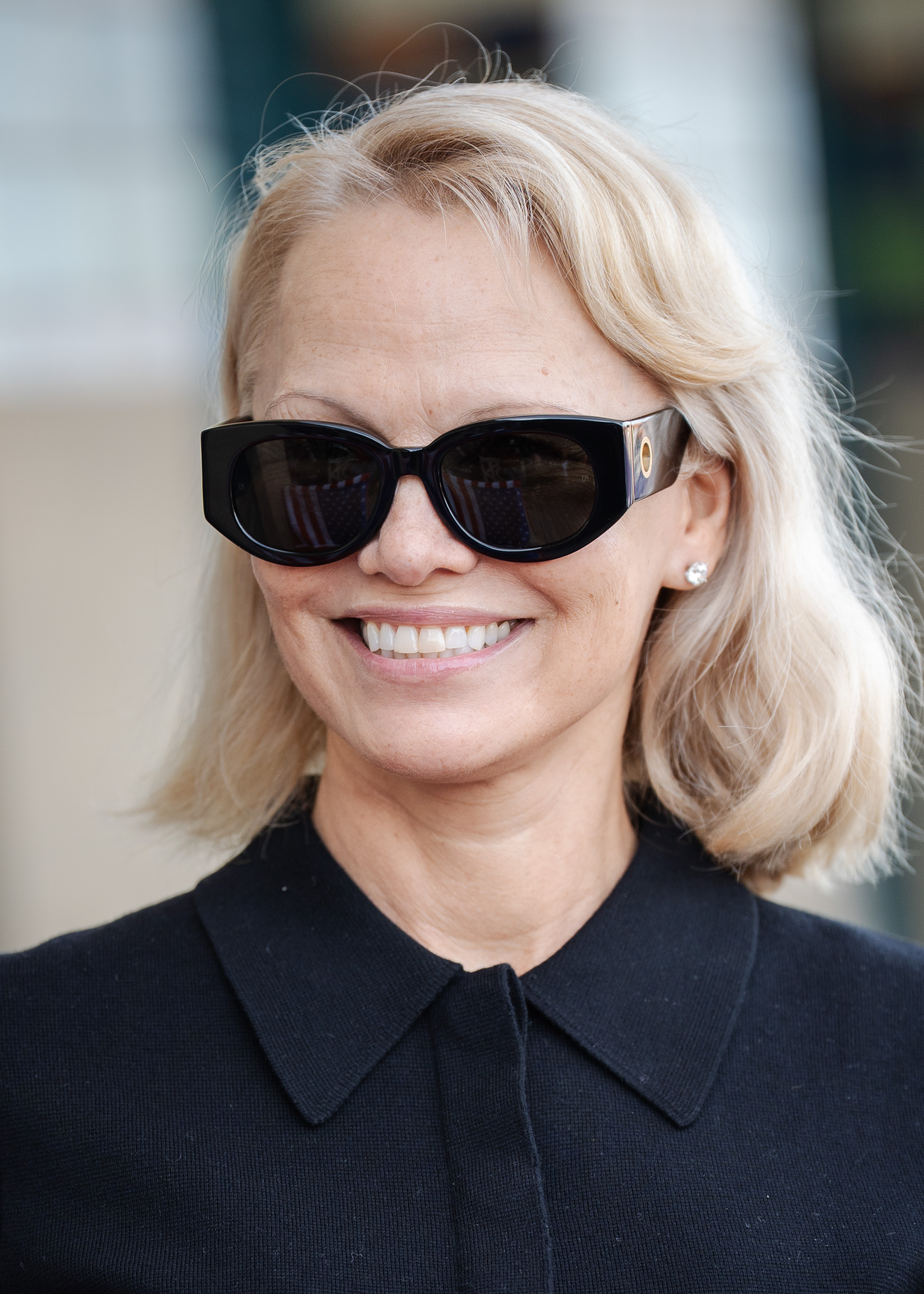 Pamela Anderson during a Photocall during the 51st Deauville American Film Festival on September 6, 2025 in France | Source: Getty Images
