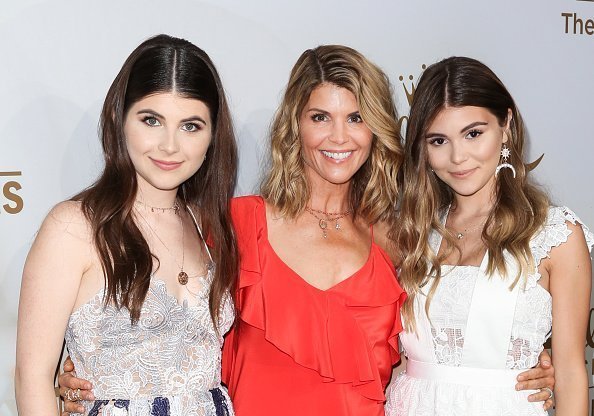 Lori Loughlin and daughters Isabella Rose and Olivia Jade Giannulli at the Hallmark Channel And Hallmark Movies And Mysteries 2017 Summer TCA Tour. | Photo: Getty Images
