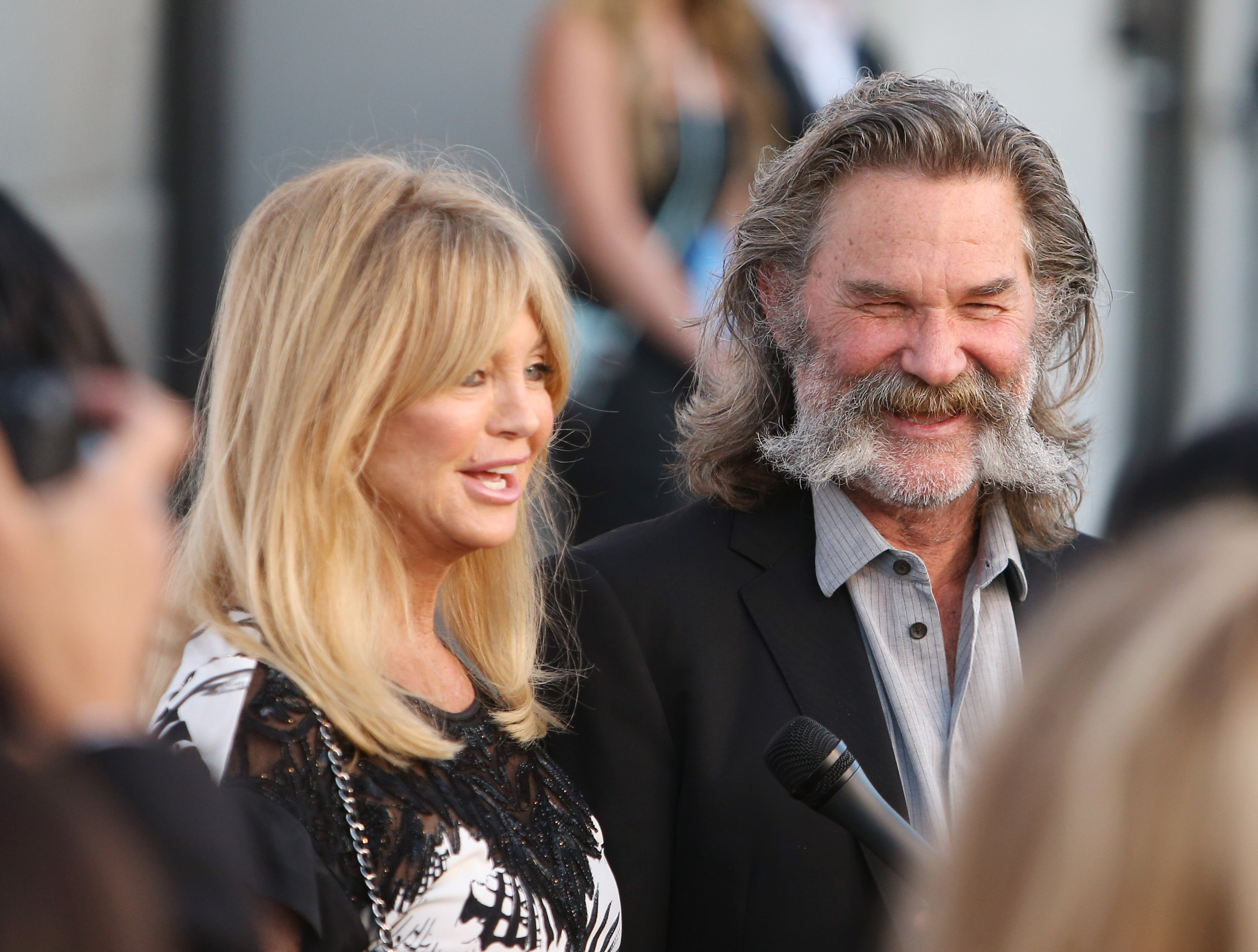 Goldie Hawn and Kurt Russell at the Mattel Children's Hospital UCLA Kaleidoscope Ball at 3LABS on May 2, 2015 in Culver City, California. l Source: Getty Images