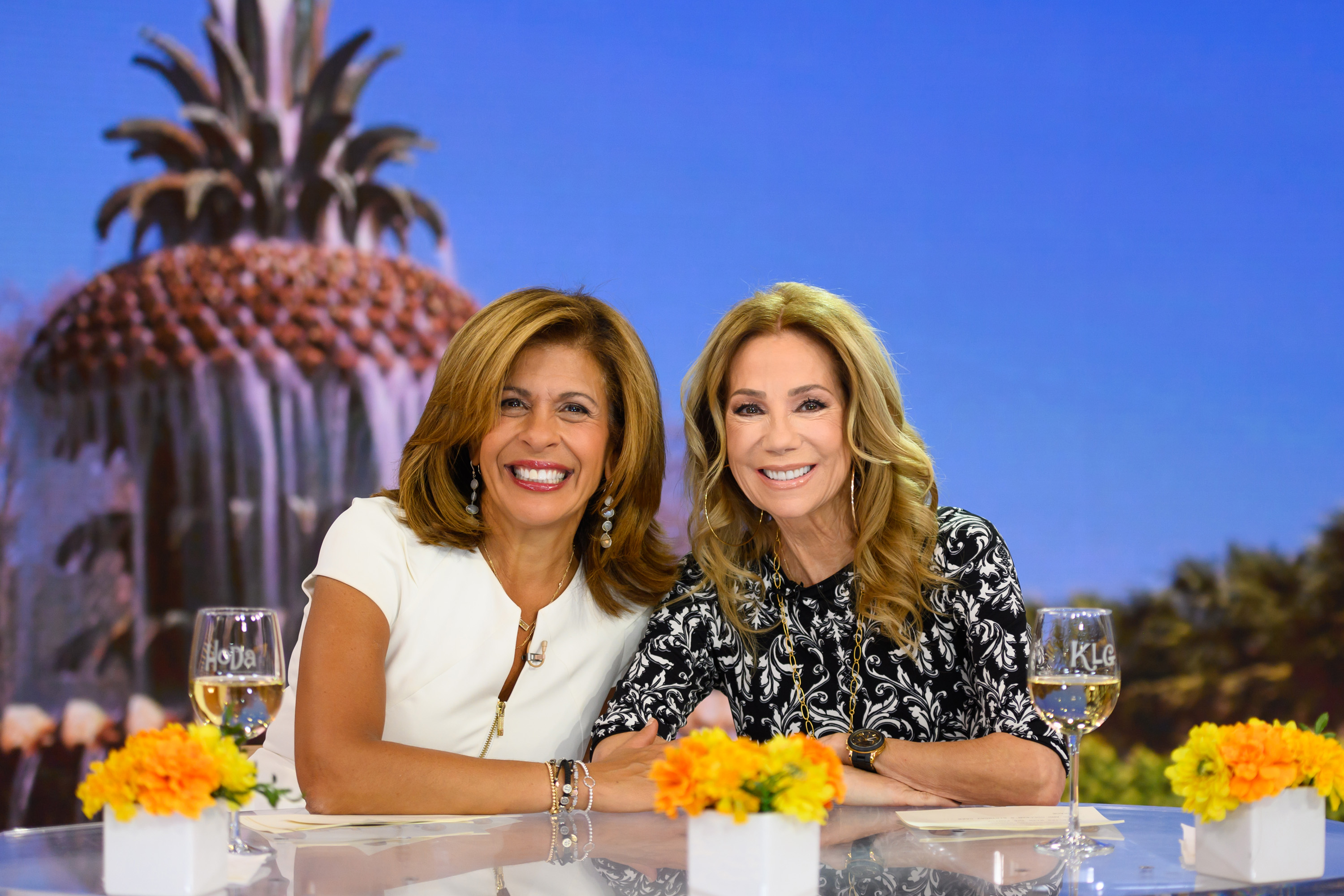 Hoda Kotb and Kathie Lee Gifford during a Season 67 episode of "Today" on November 26, 2018. | Source: Getty Images