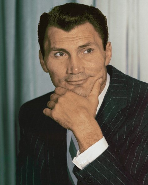 American actor Jack Palance (1919 - 2006) poses in the 1950's. Photo Credit: Getty Images