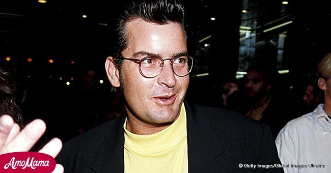 Charlie Sheen shares a rare pic of his twin nine-year-old sons 