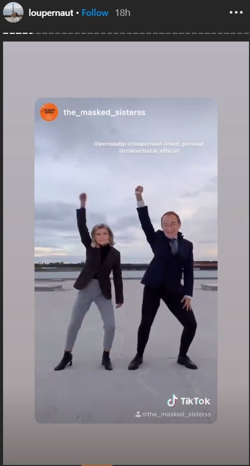 Capture d'écran Instagram. | loupernaut