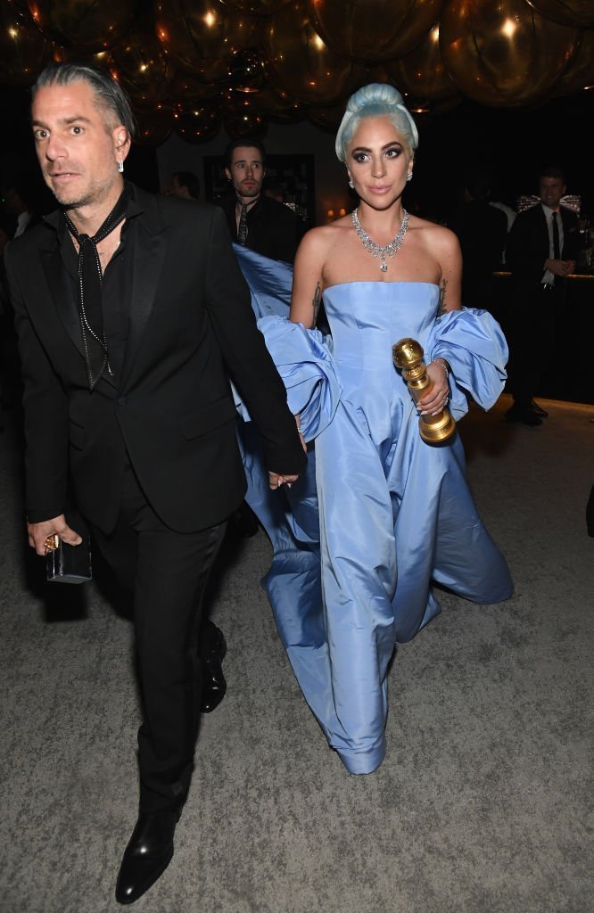 Lady Gaga and Christian Carino at the Golden Globes in 2019 | Photo: Getty Images