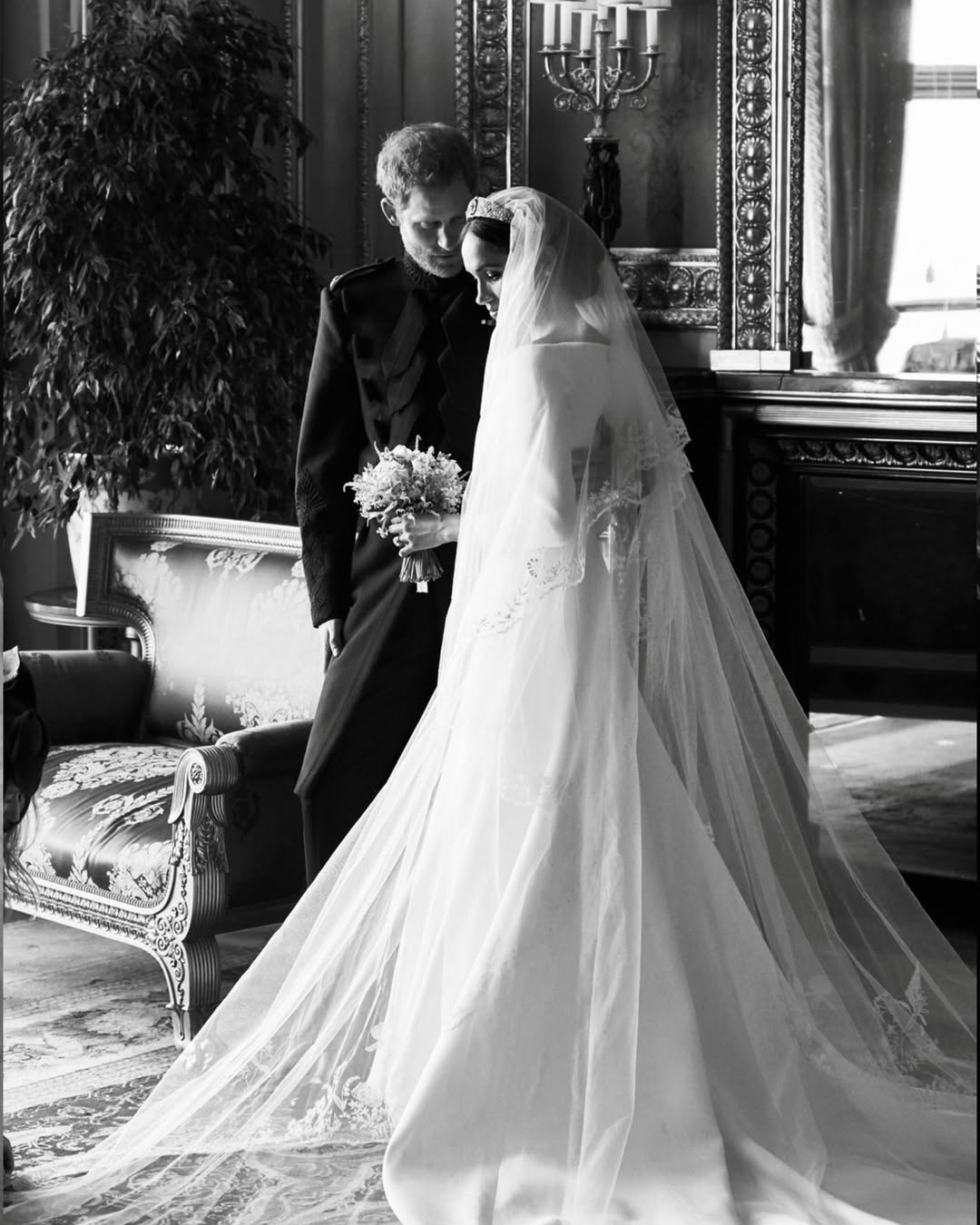 Prince Harry, Duke of Sussex and Meghan, Duchess of Sussex following their wedding ceremony on May 19, 2018. | Source: Instagram/meghan