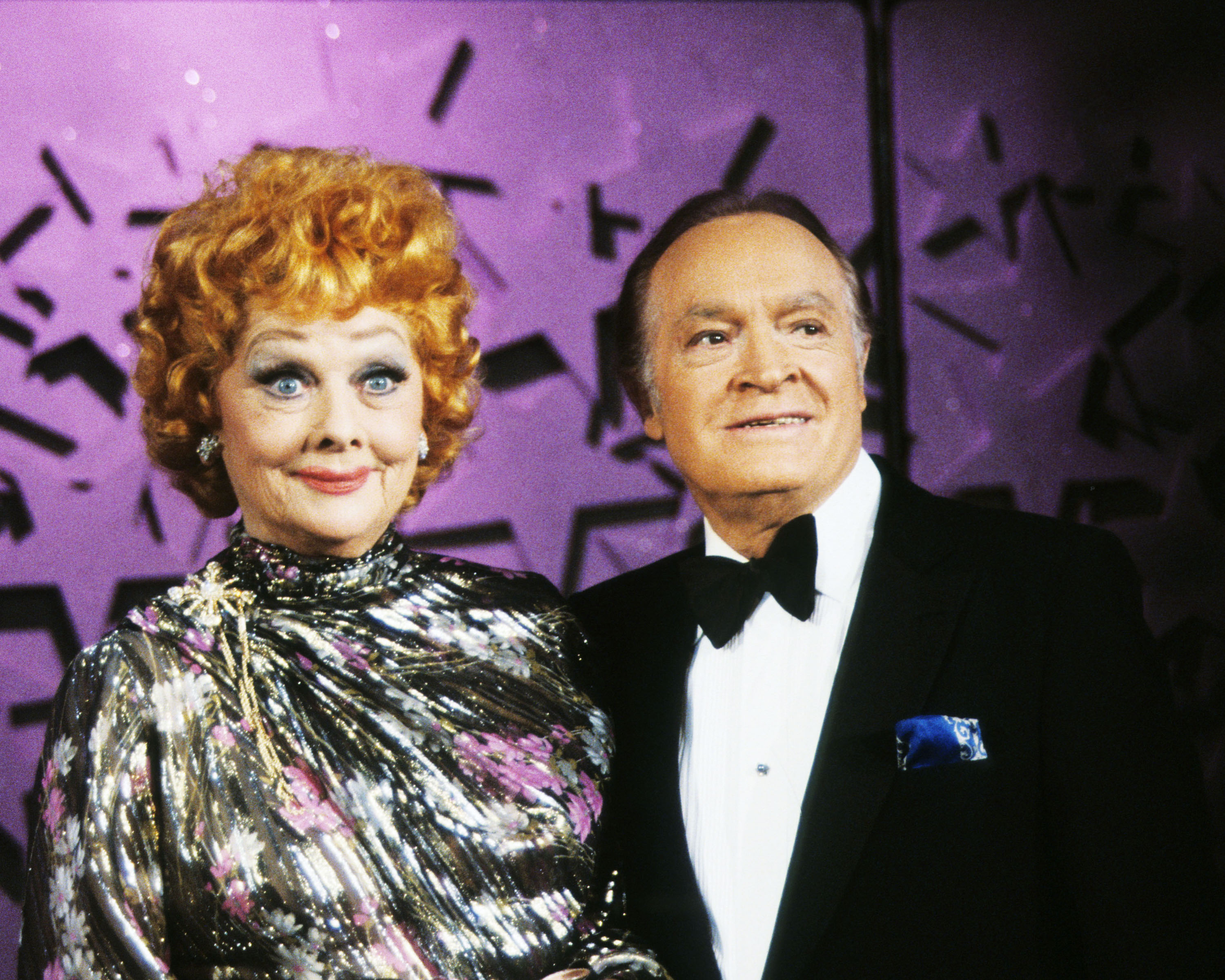 Lucille Ball and Bob Hope on "Bob Hope's April Special" in 1984 | Source: Getty Images