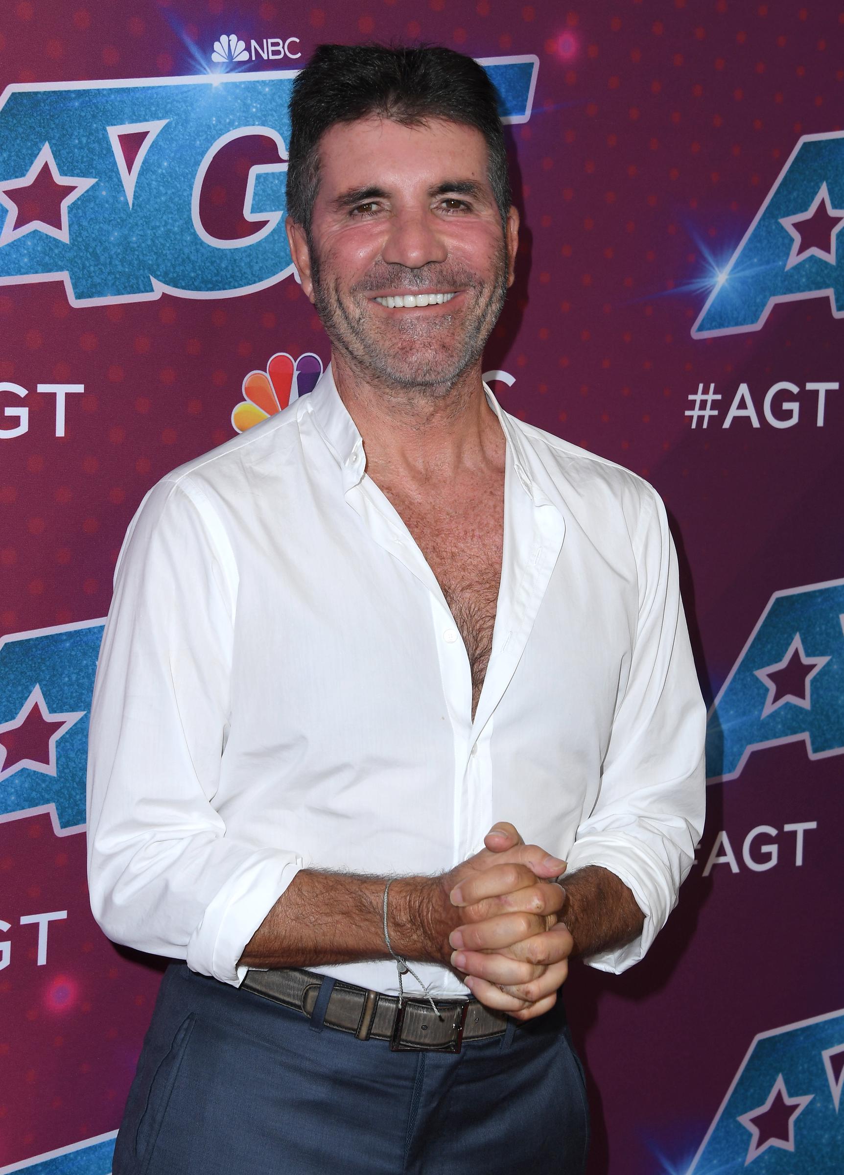 Simon Cowell at the "America's Got Talent" season 17 finale red carpet on September 14, 2022 | Source: Getty Images