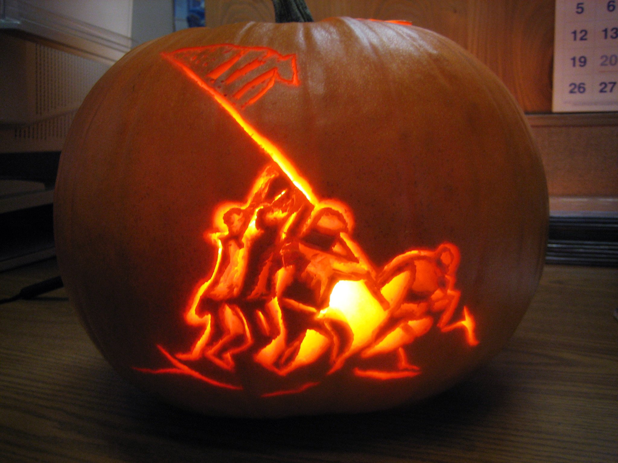 Calabaza con intrincada decoración para Halloween. | Imagen: Flickr Calabaza con intrincada decoración para Halloween. | Imagen: Flickr
