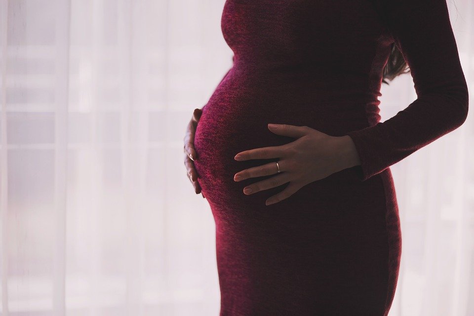 Une femme enceinte qui tient son ventre | Photo : Pixabay