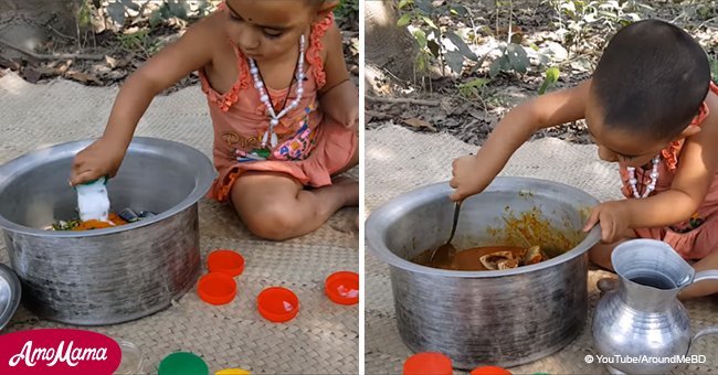 This 3-year-old might just be the next celebrity chef