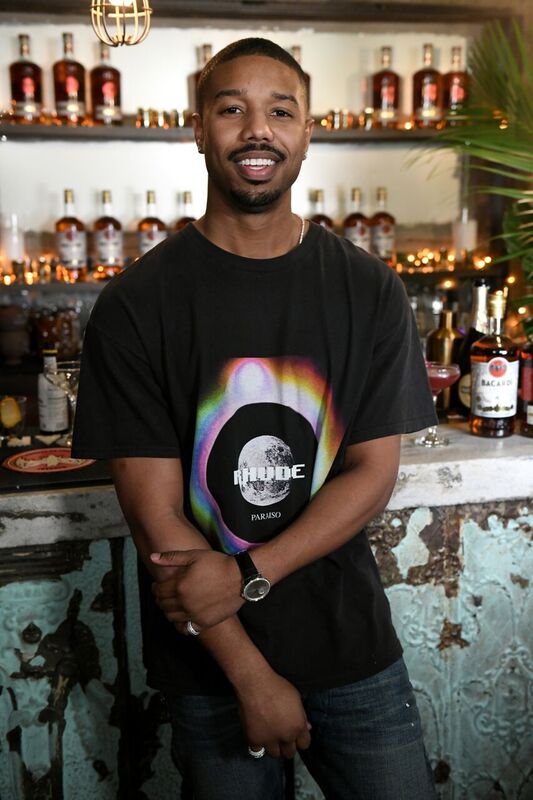 Michael B. Jordan at a bar he co-owns that serves "Black Panther" drinks | Source: Getyy Images/GlobalImagesUkraine