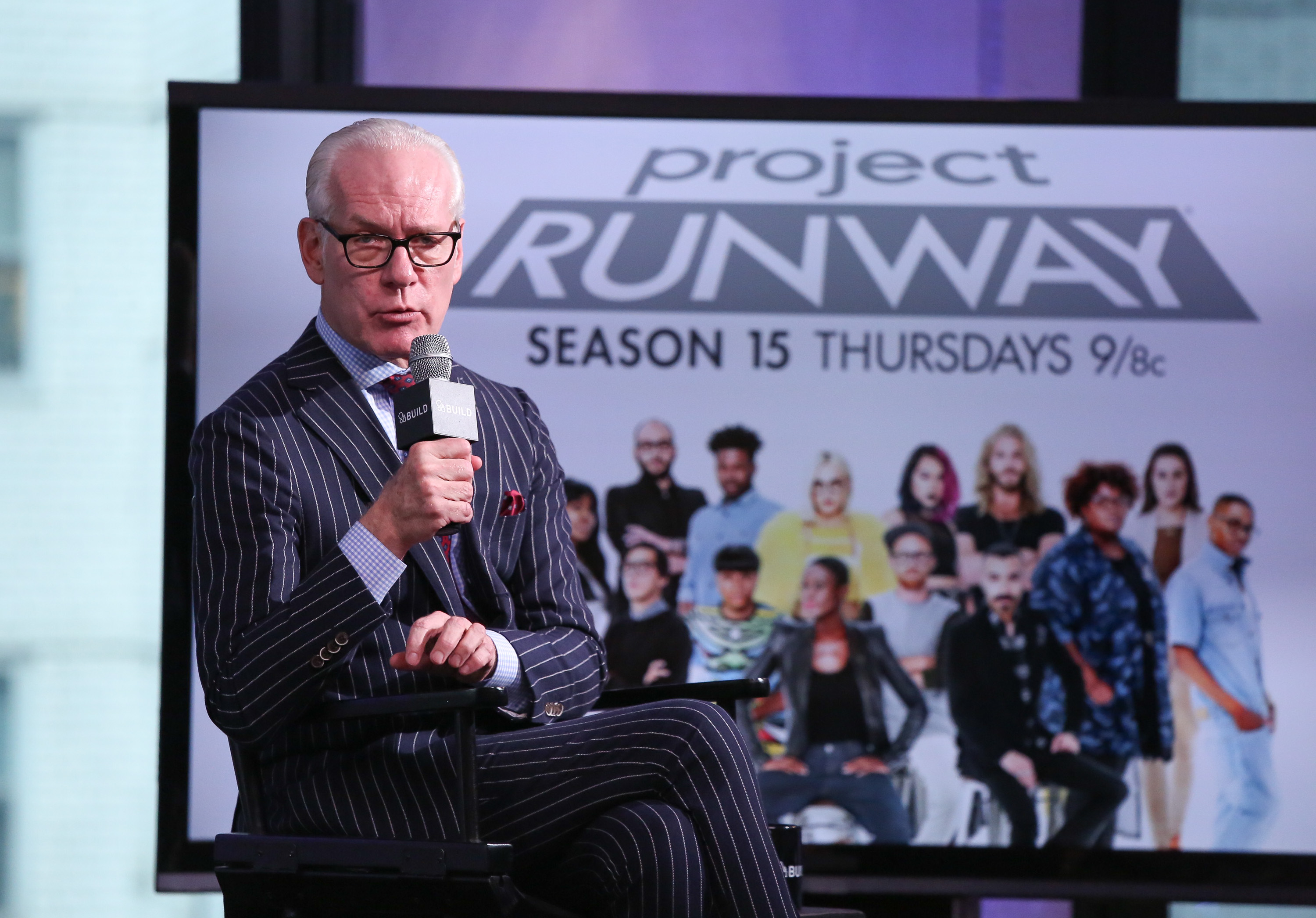 Tim Gunn on Project Runway in New York in 2016 | Source: Getty Images
