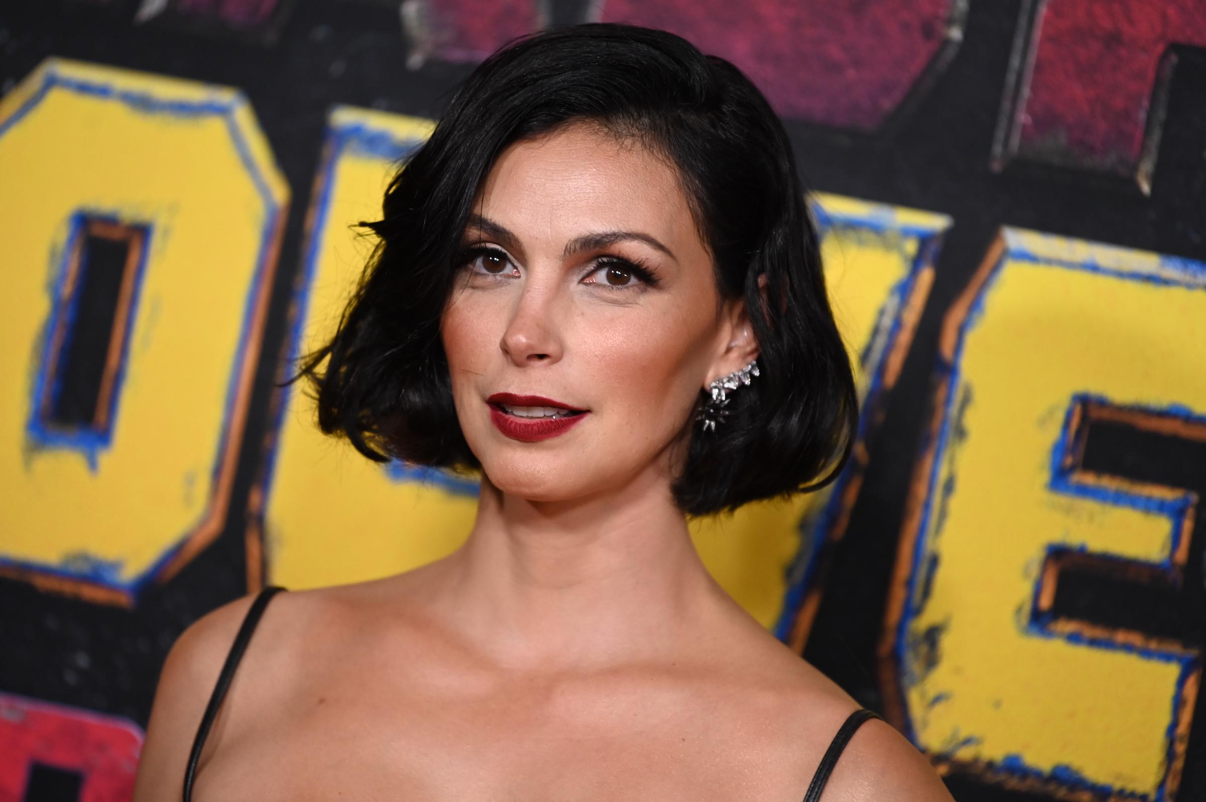 Morena Baccarin posing at the world premiere of "Deadpool & Wolverine" on July 22, 2024, in New York. | Source: Getty Images