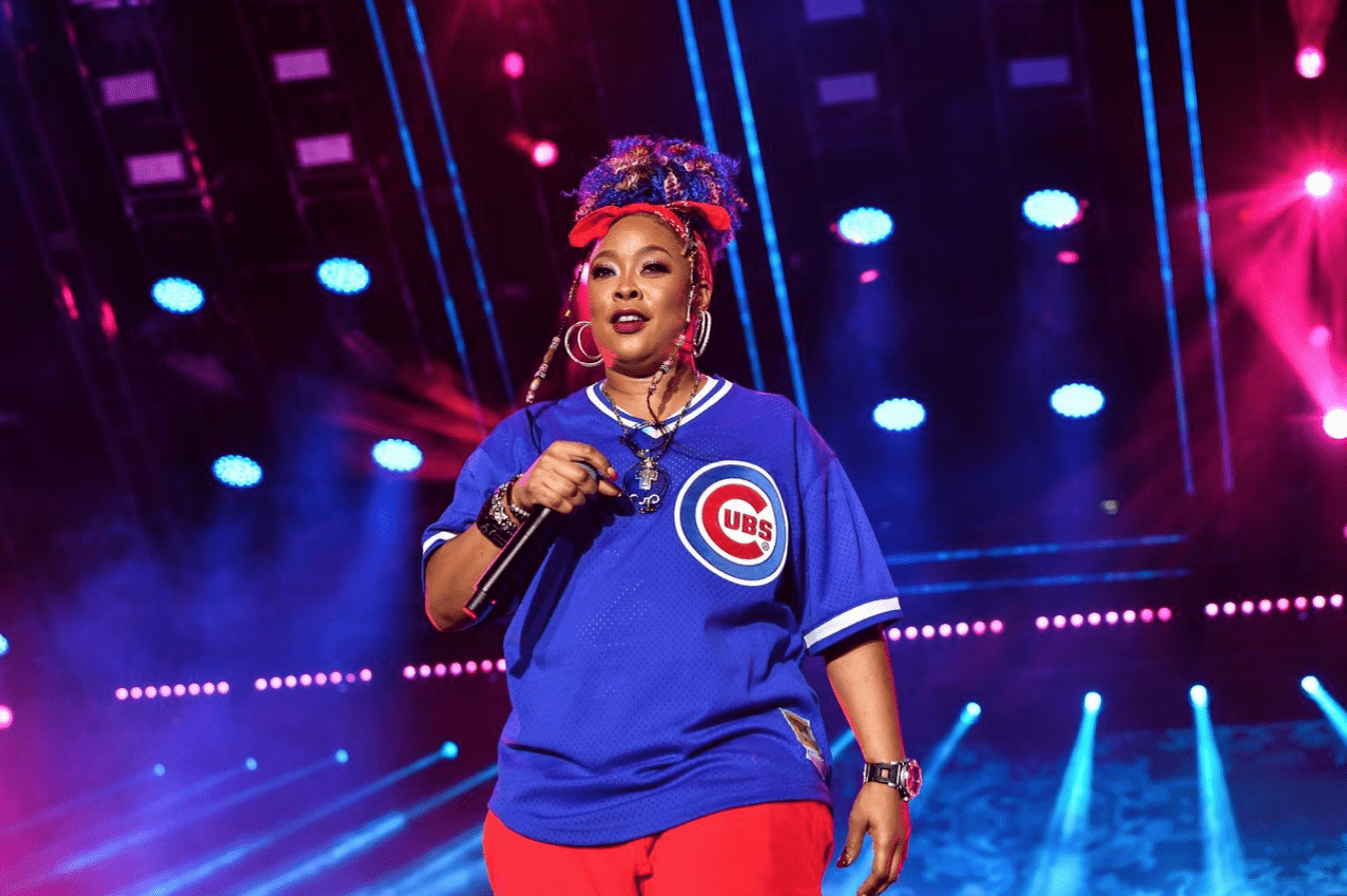 Da Brat performs during the 2019 Essence Festival at the Mercedes-Benz Superdome on July 07, 2019. | Source: Getty Image