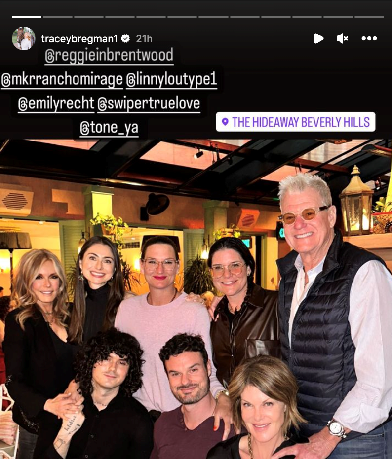 Tracey Bregman’s Instagram story from the last weekend in March 2023. | Source: instagram.com/traceybregman1