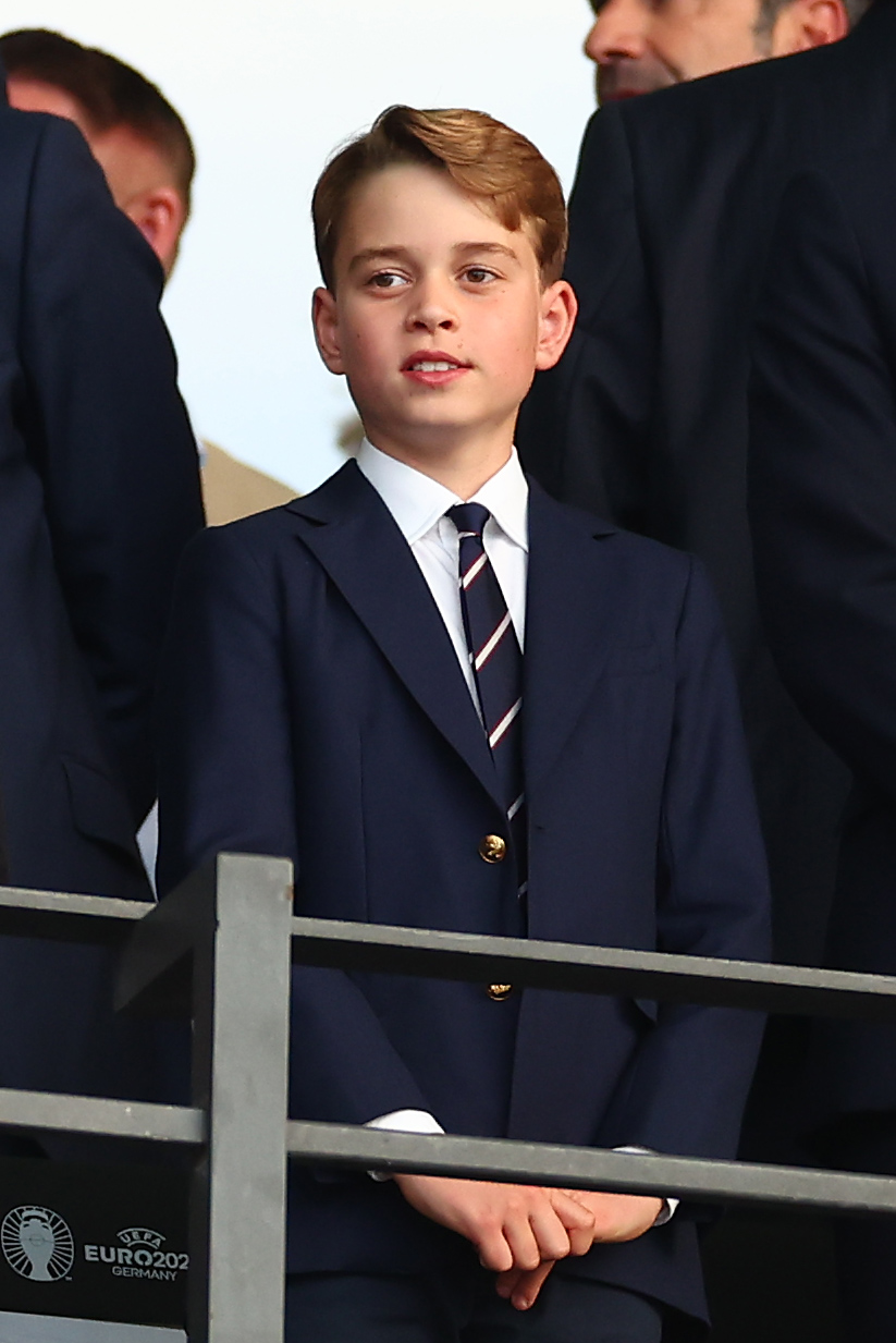 Prince George at the UEFA EURO 2024 final match between Spain and England in Berlin, Germany on July 14. | Source: Getty Images