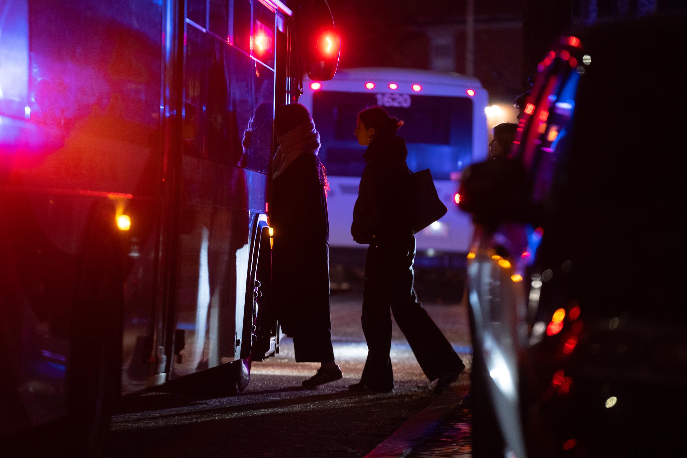 Students and staff remain on lockdown as law enforcement officers search for the suspected shooter following an active shooter incident at Brown University on December 13, 2025, in Providence, Rhode Island | Source: Getty Images