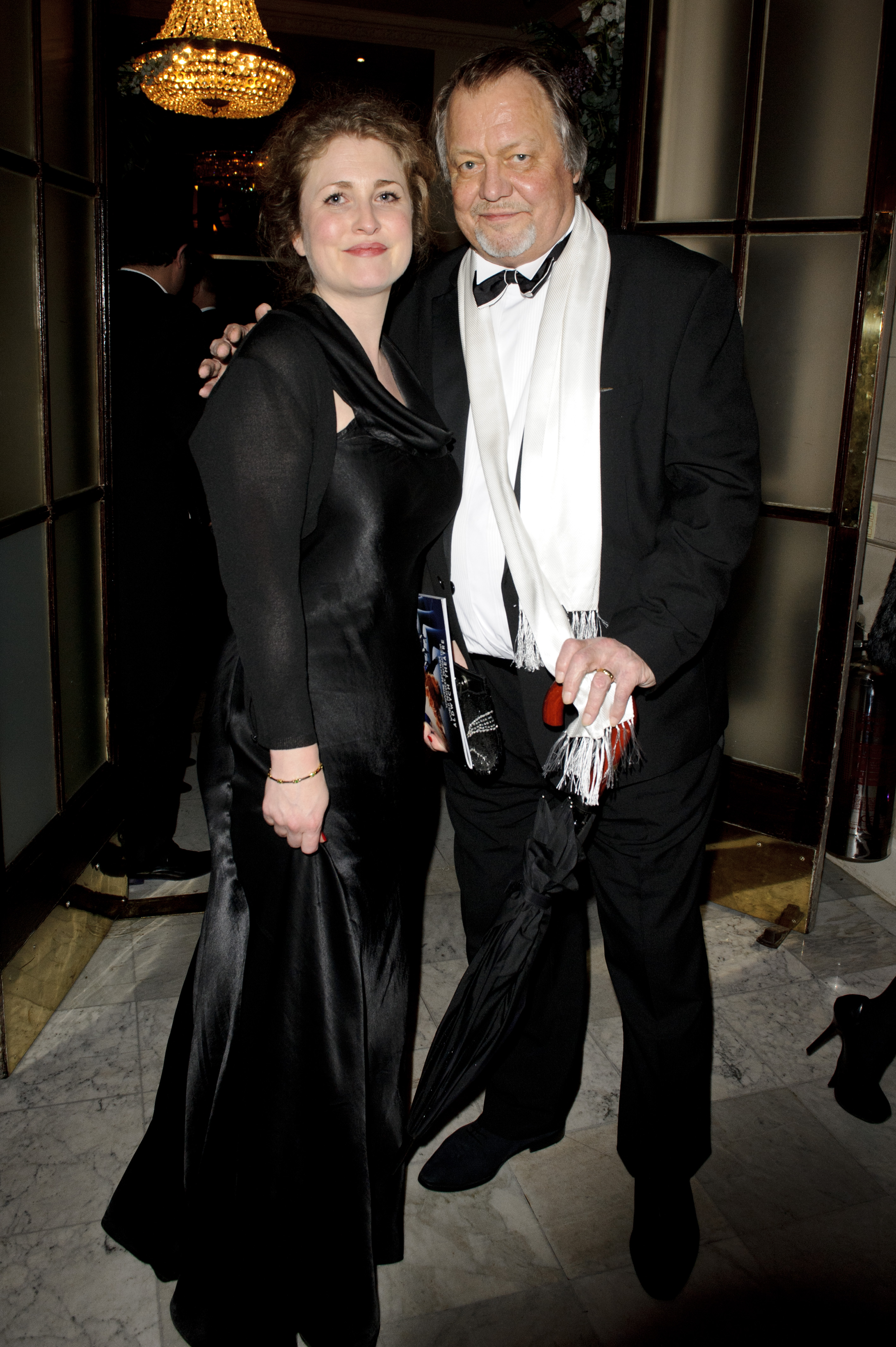Helen Snell and David Soul at Aldwych Theatre on May 9, 2012 in London, England Source: Getty Images