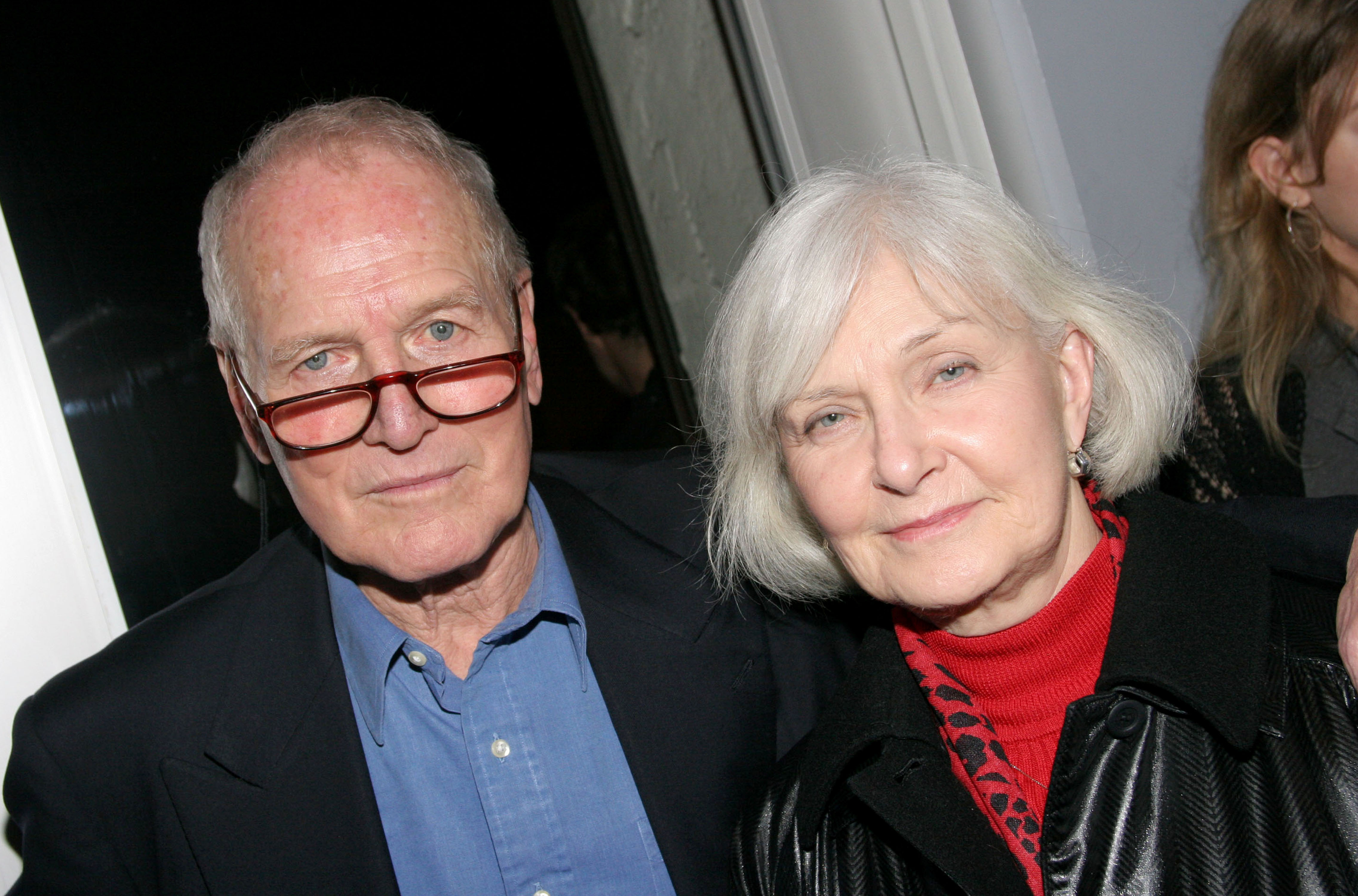Joanne Woodward and Paul Newman in New York in 2004. | Source:Getty Images