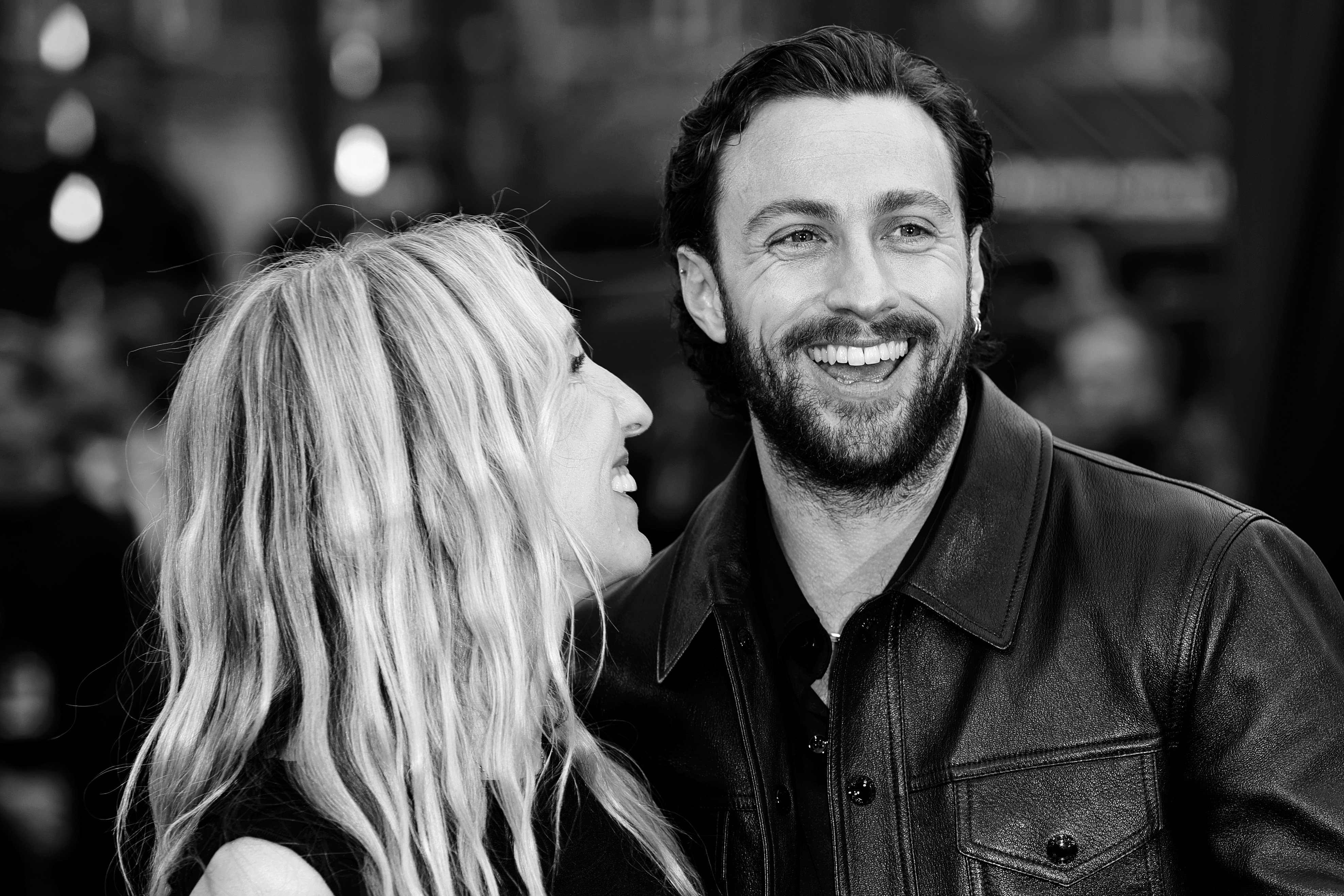 Sam and Aaron Taylor-Johnson at the "Back to Back" premiere in London in 2024 | Source: Getty Images