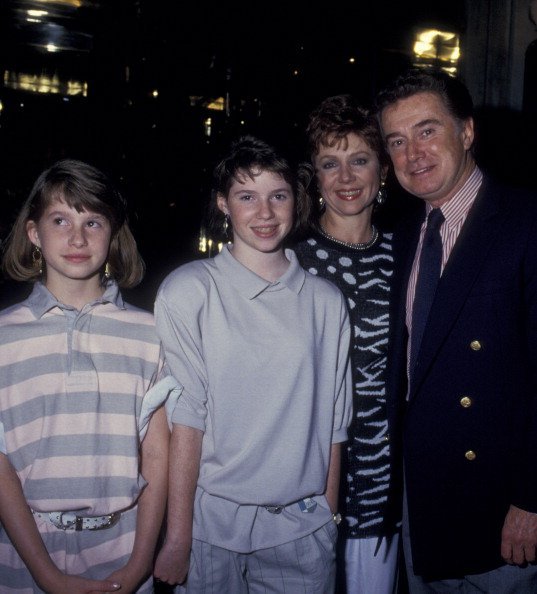 Regis Philbin, Joy Philbin, Joanna Philbin and J.J. Philbin at the premiere party for "The Monster Squad" on June 3, 1987 at the Hard Rock Cafe in New York City. | Photo: Getty Images