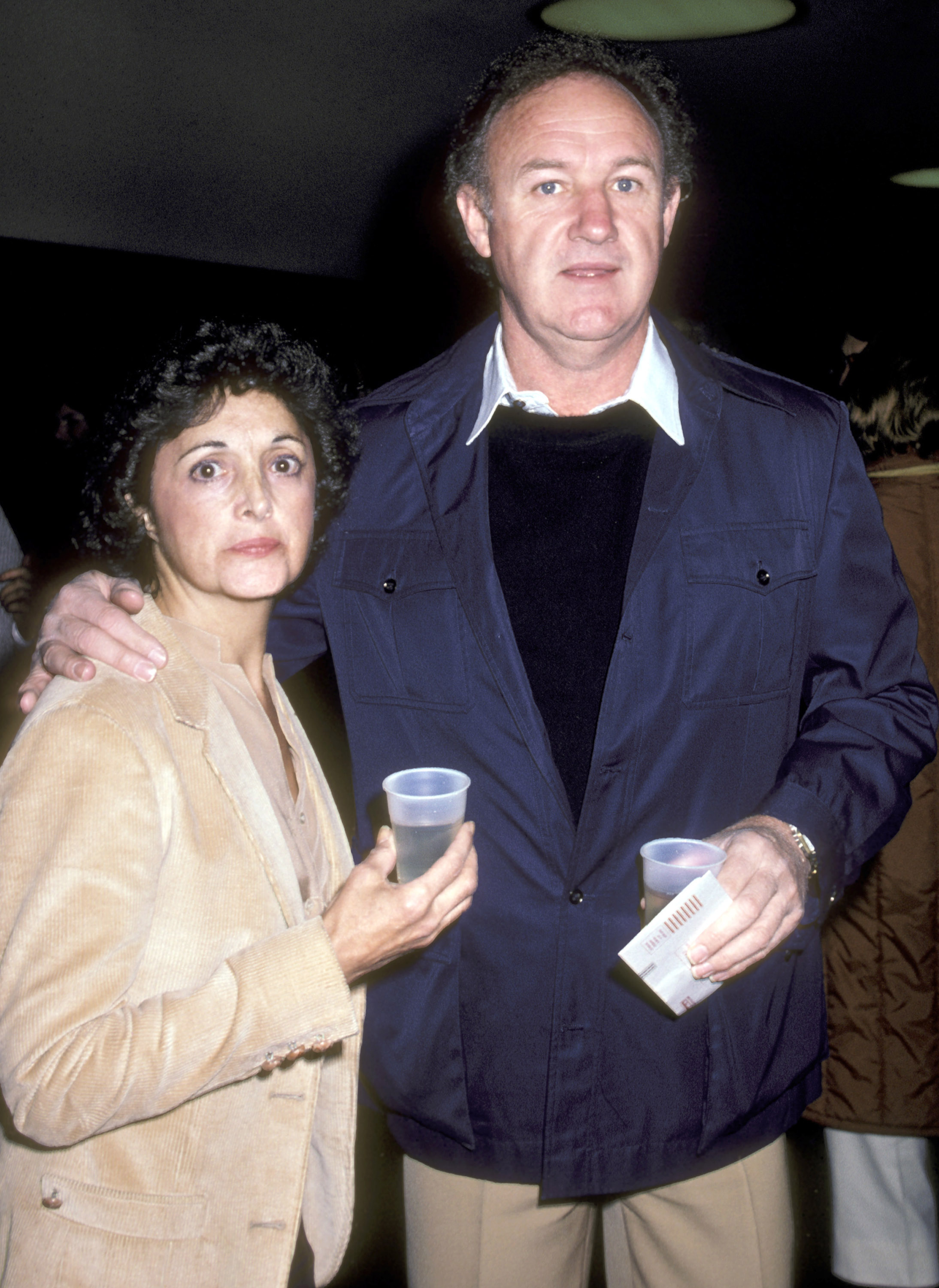 Gene Hackman and Faye Maltese at the Avon Tennis Tournament - VIP Reception at The Forum in Los Angeles, California | Source: Getty Images