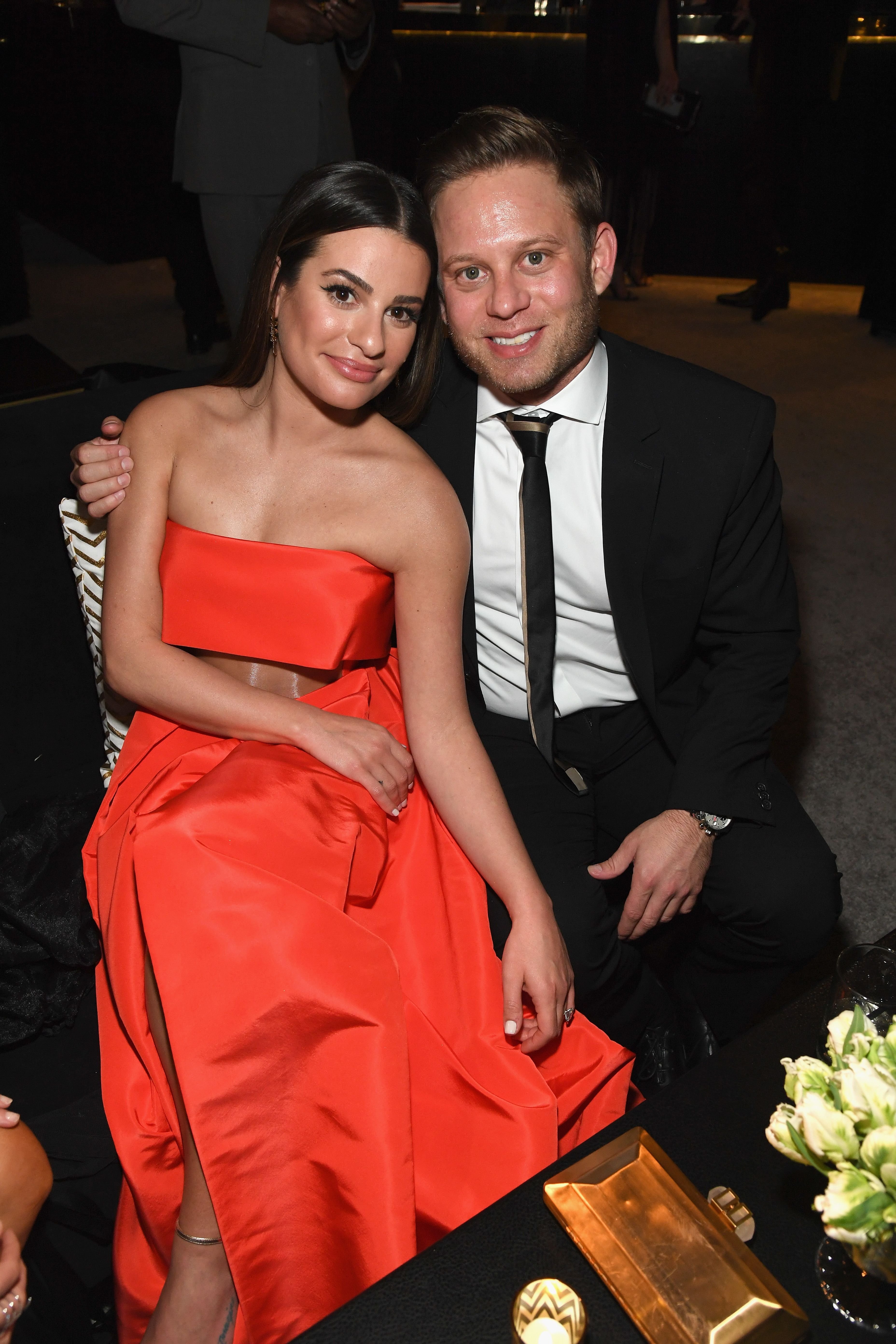 Lea Michele and Zandy Reich at the 2019 InStyle and Warner Bros. 76th Annual Golden Globe Awards Post-Party at The Beverly Hilton Hotel on January 6, 2019 | Photo: Getty Images