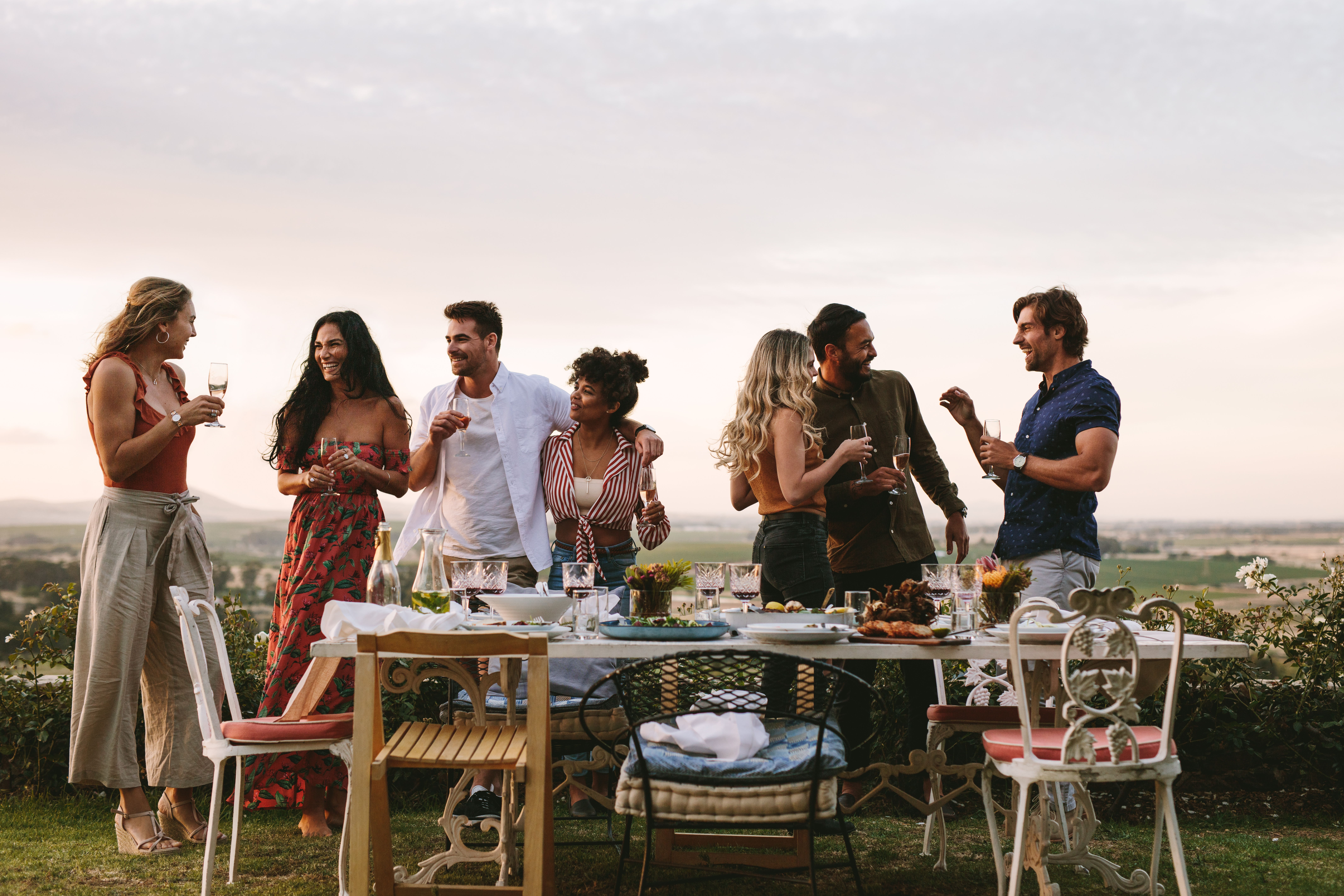 A dinner party | Source: Shutterstock
