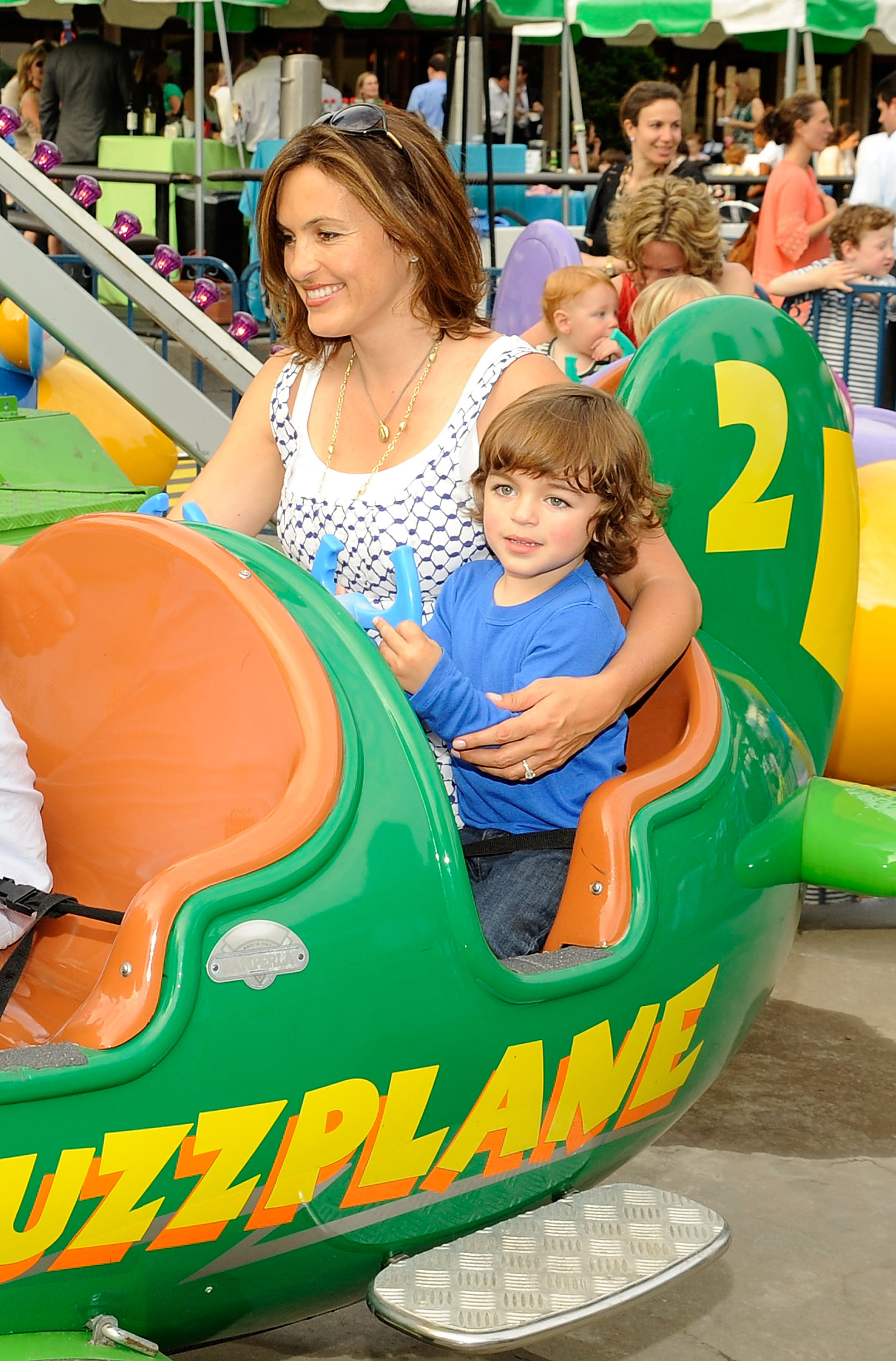 Mariska Hargitay and August Miklos Friedrich Hermann at the 3rd Annual Baby Buggy Bedtime Bash in New York City on June 2, 2009 | Source: Getty Images