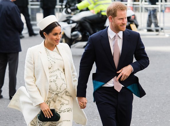 Prince Harry, Duke of Sussex and Meghan, Duchess of Sussex attend the Commonwealth Day service | Photo: Getty Images
