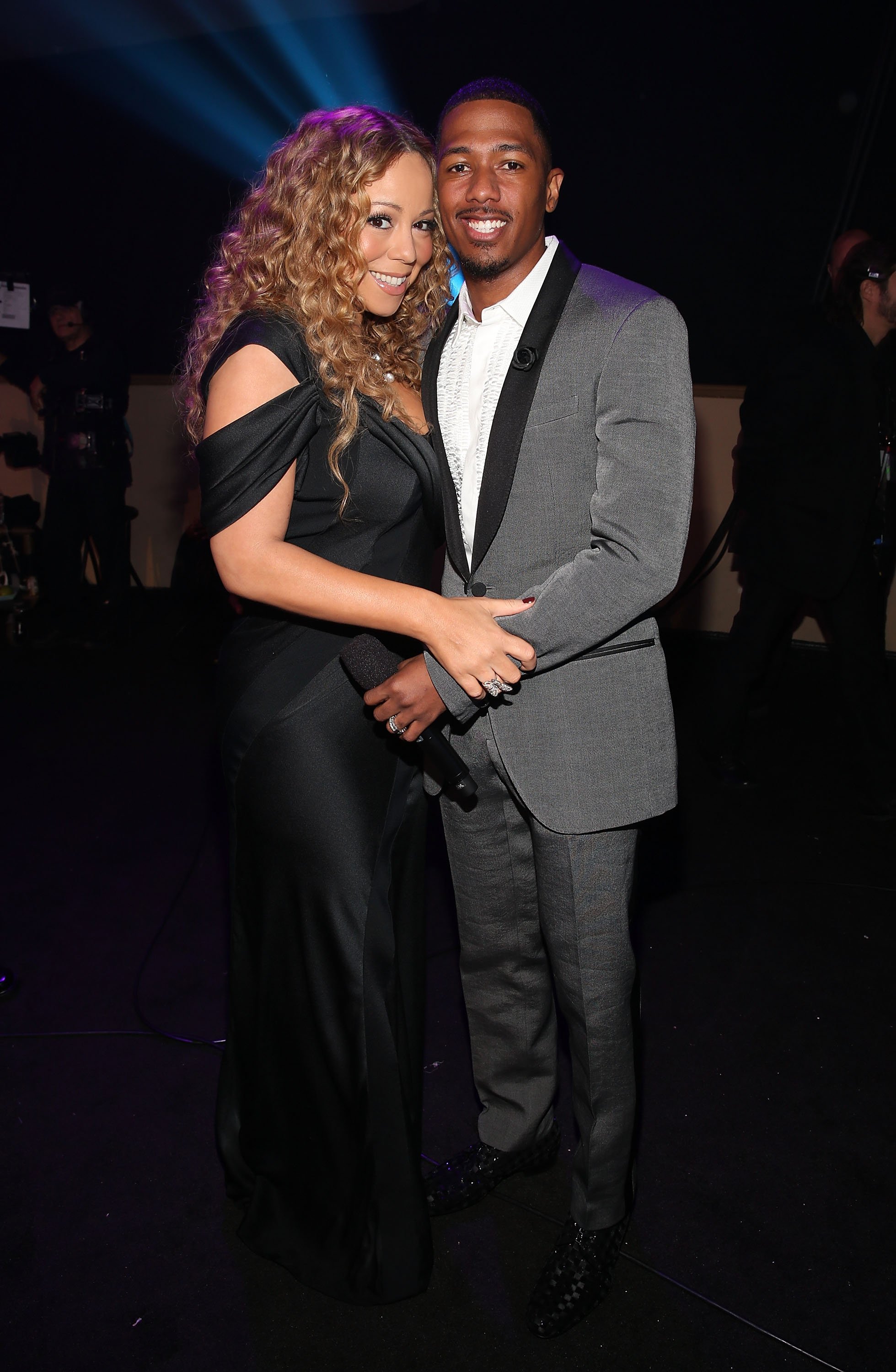 Former spouses Nick Cannon and Mariah Carey at Nickelodeon's 2012 TeenNick HALO Awards in Hollywood in November 2012. | Photo: Getty Images
