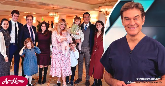 Dr Oz Posts Group Photo with All His Grown-Up Kids for Thanksgiving