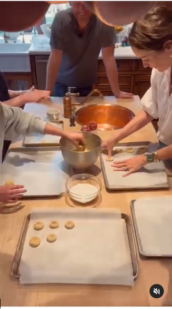 Meghan Markle, Prince Harry, and her friends baking, from a post dated March 7, 2025 | Source: Instagram/meghan