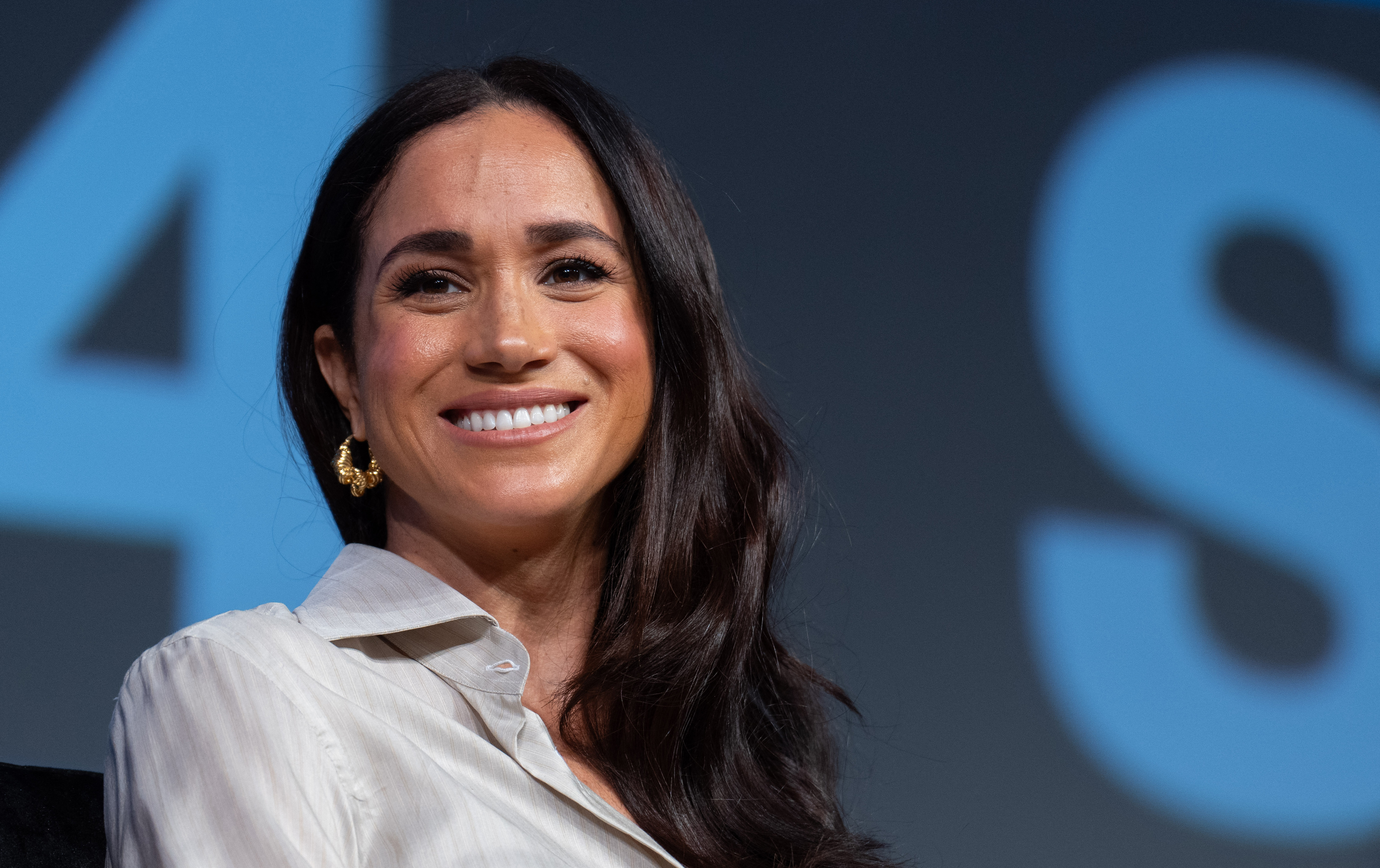 Meghan Markle at the "Keynote: Breaking Barriers, Shaping Narratives: How Women Lead On and Off the Screen," during the SXSW 2024 Conference and Festivals in Austin, Texas on March 8, 2024 | Source: Getty Images