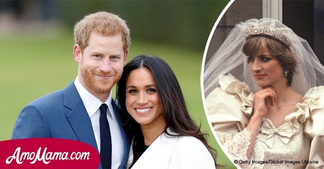 Meghan Markle may wear an iconic part of Diana's wedding dress for her wedding with Harry