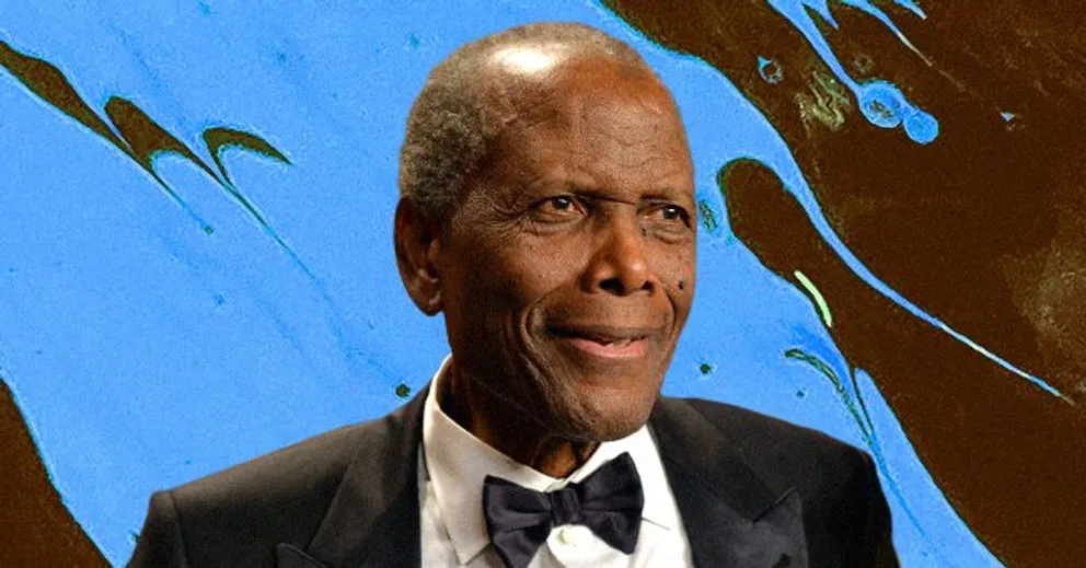 Portrait photo of Sidney Poitier. | Source: Getty Images