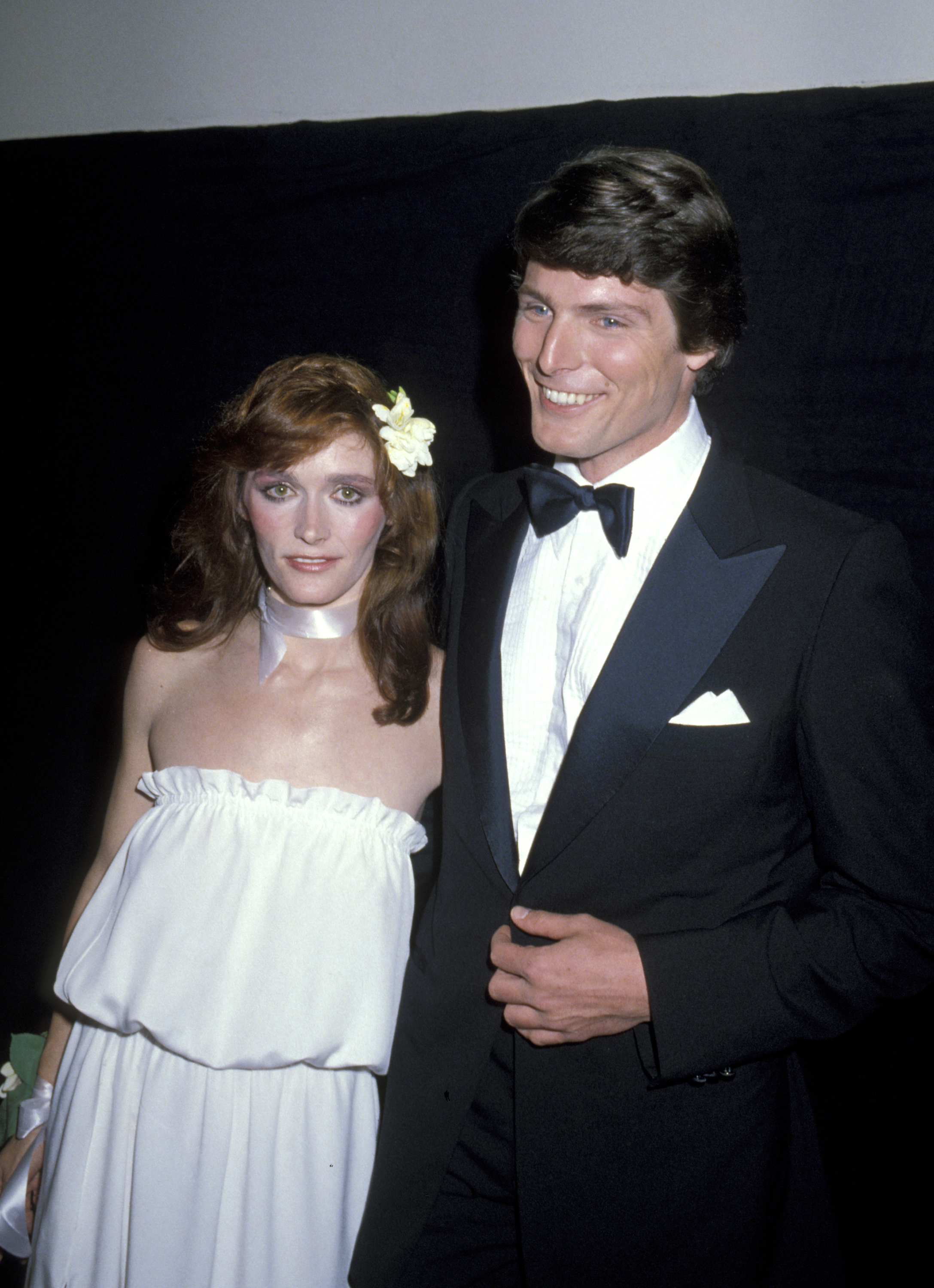 Margot Kidder and Christopher Reeve during the Presidential Premiere of "Superman" in Washington, D.C. - December 10, 1978, at JFK Center for the Performing Arts, Eisenhower Theater in Washington, D.C., United States. | Source: Getty Images