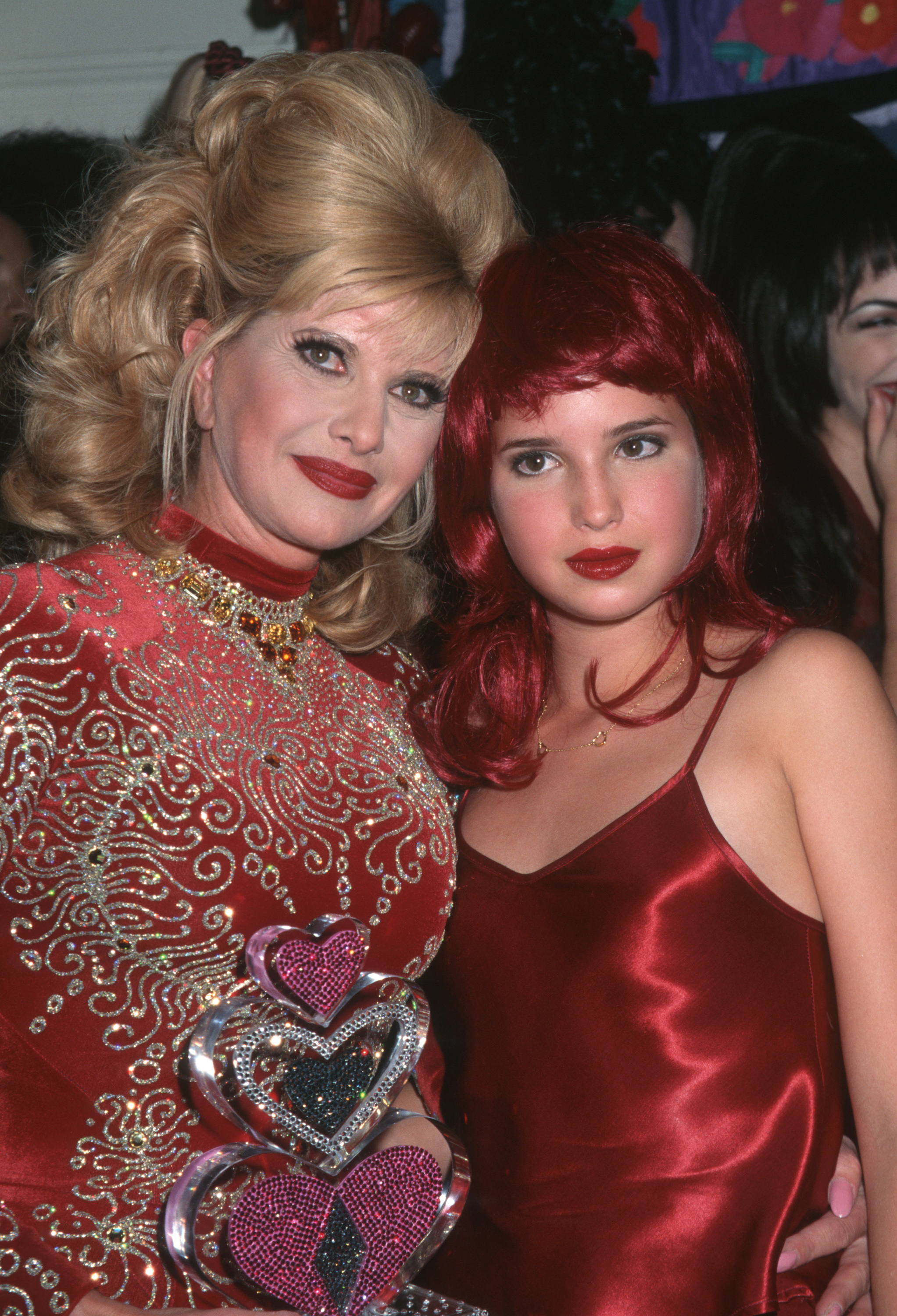 Ivana and Ivanka Trump at the "Momentum-A Taste for Life" Gourmet Benefit for AIDS on October 19, 1995 | Source: Getty Images