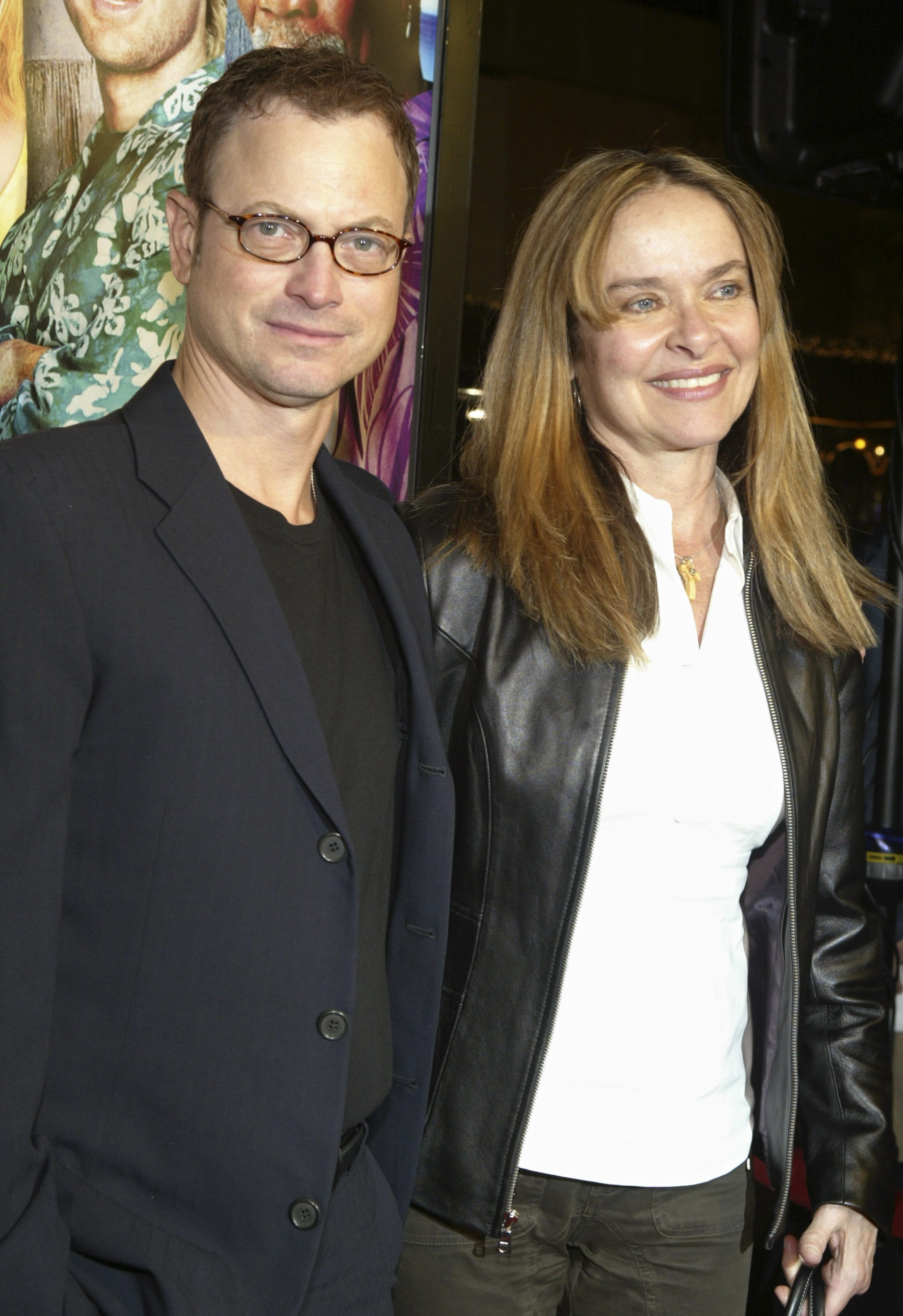 Gary Sinise and Moira Harris at the premiere of "The Big Bounce" at Mann Village Westwood in Westwood, California, on January 29, 2004. | Source: Getty Images