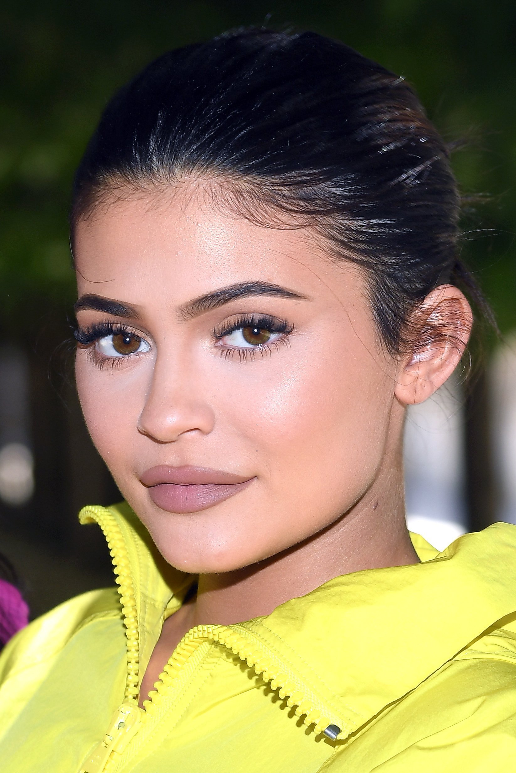 Kylie Jenner Wears a Blue Mini Dress for Her 'Vogue' Backyard Shoot ...