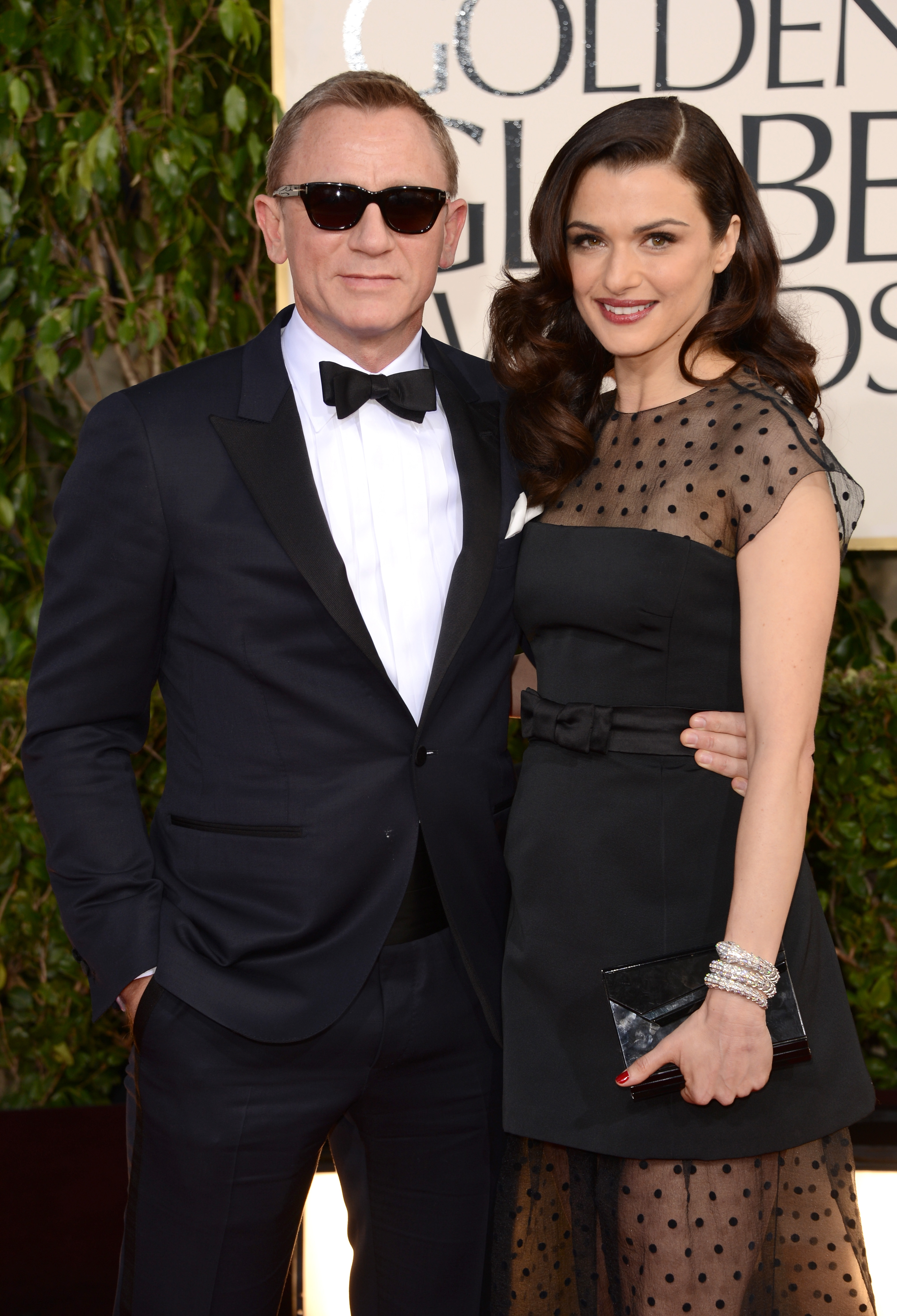 Daniel Craig and Rachel Weisz at the 70th Annual Golden Globe Awards on January 13, 2013, in Beverly Hills, California. | Source: Getty Images