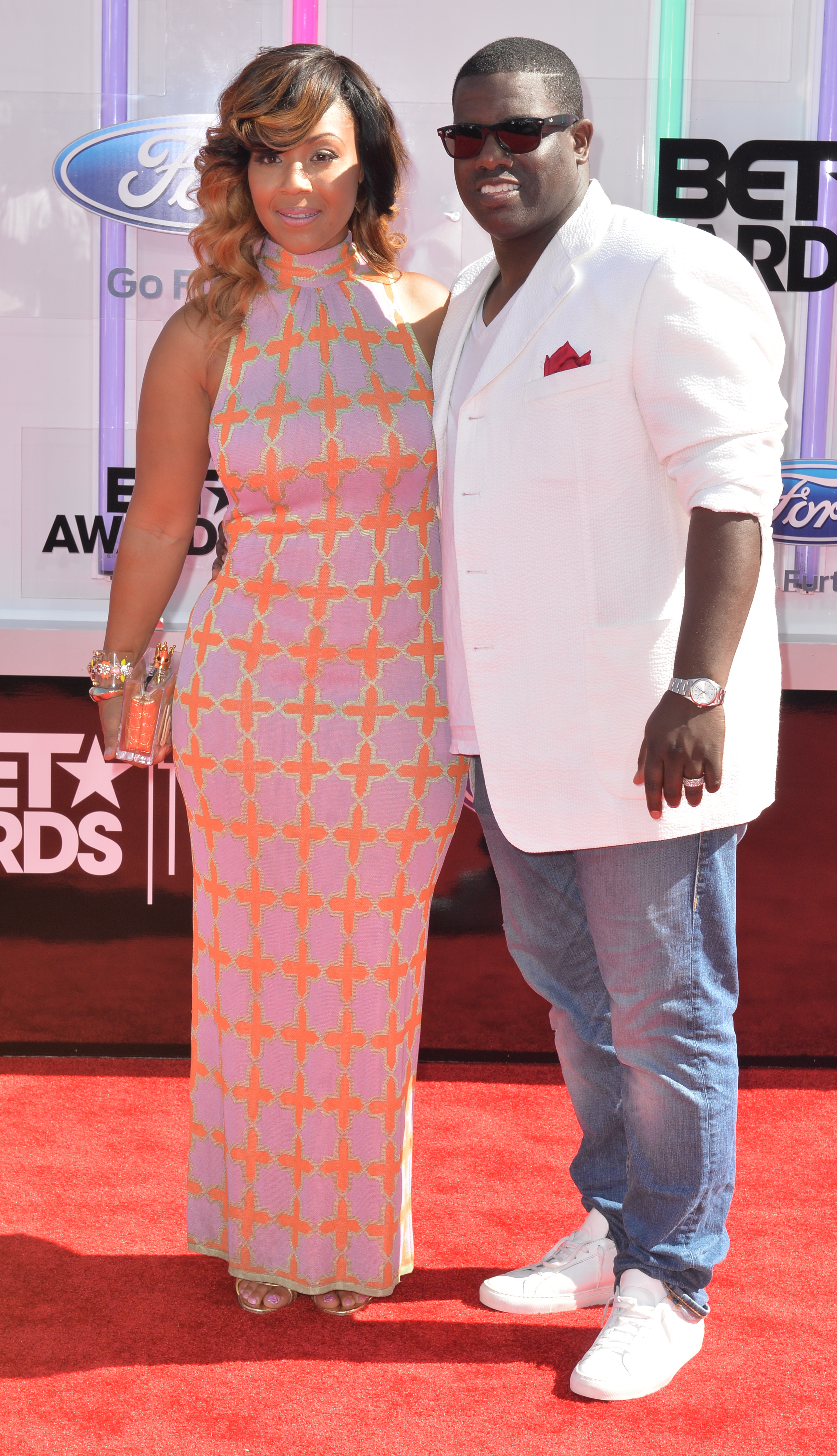 Erica Campbell and Warryn Campbell attend the BET Awards at Nokia Theatre L.A. Live on June 29, 2014, in Los Angeles, California | Source: Getty Images