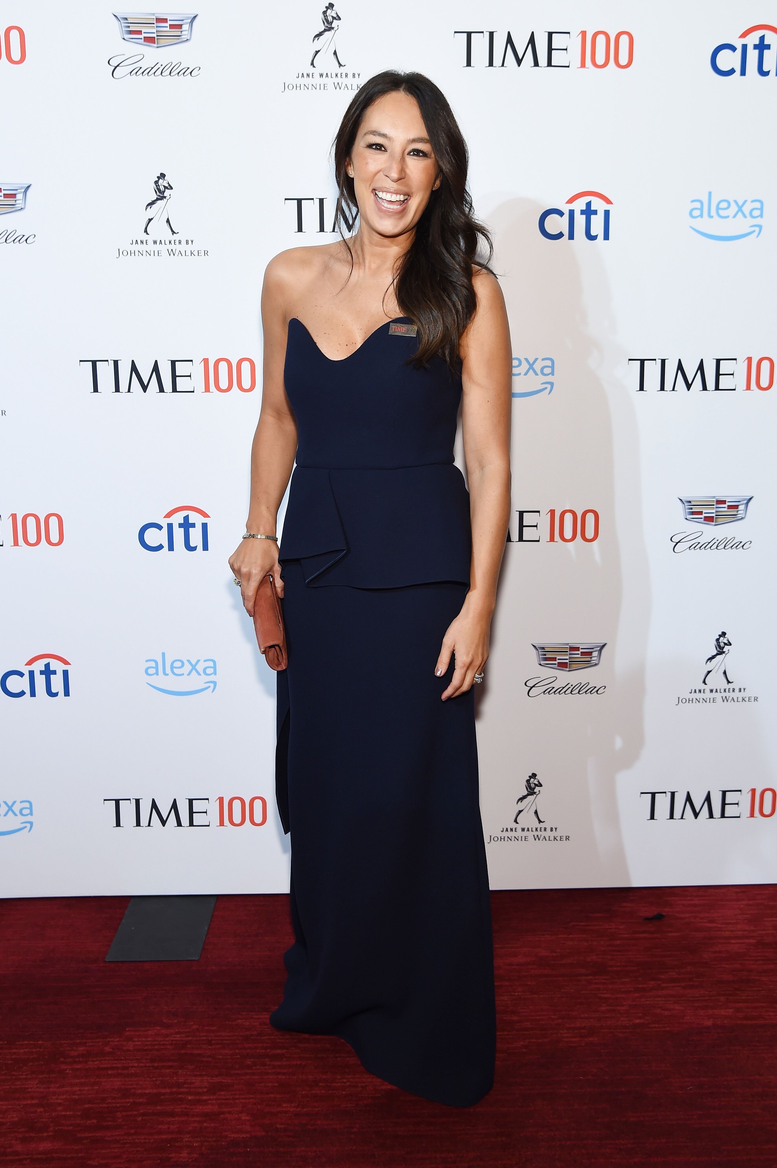 Joanna Gaines at the TIME 100 Gala Cocktails on April 23, 2019, in New York City | Photo: Larry Busacca/Getty Images