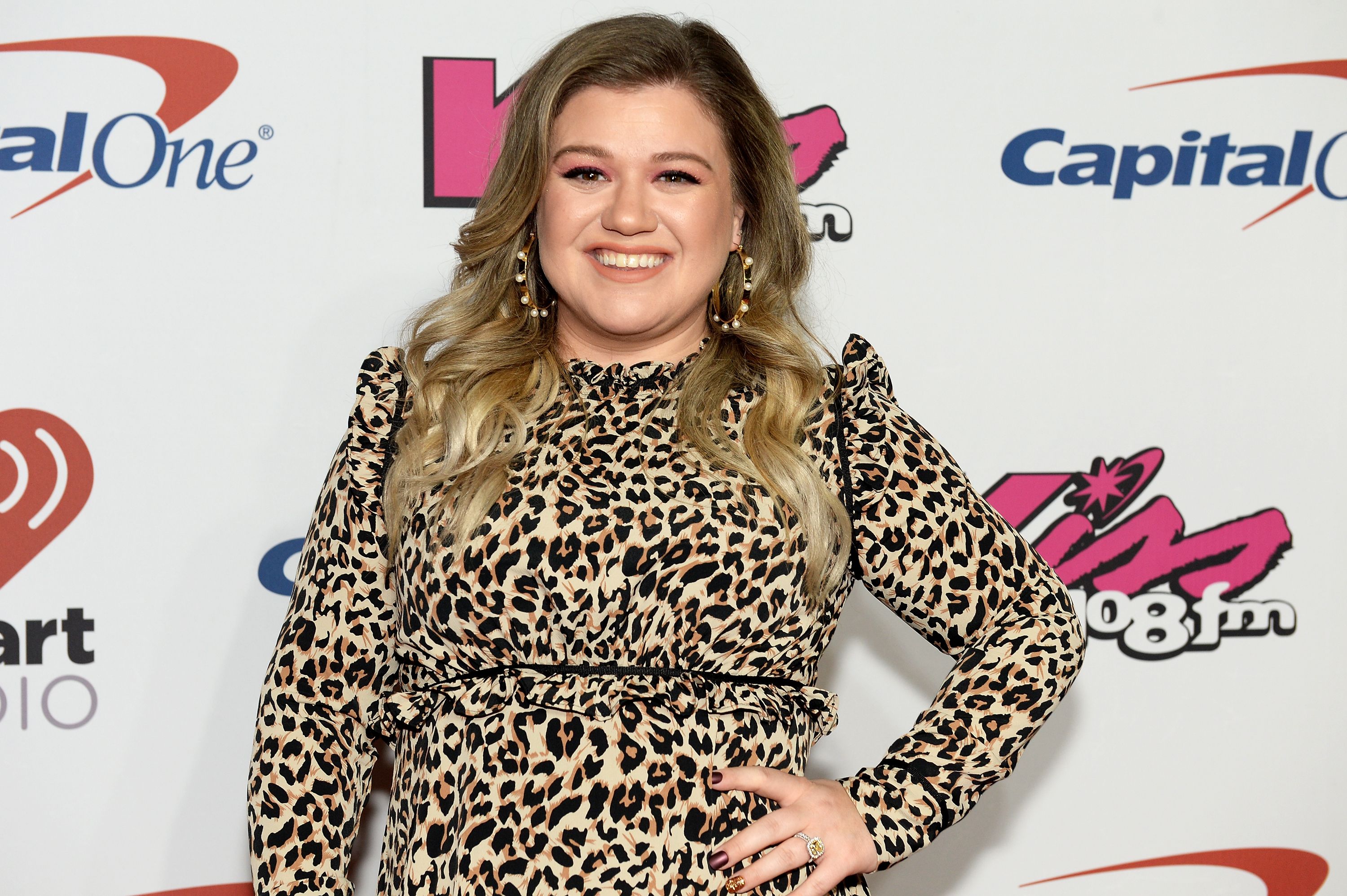 Kelly Clarkson during KISS 108's Jingle Ball 2017 presented by Capital One at TD Garden on December 10, 2017 in Boston, Mass. | Source: Getty Images