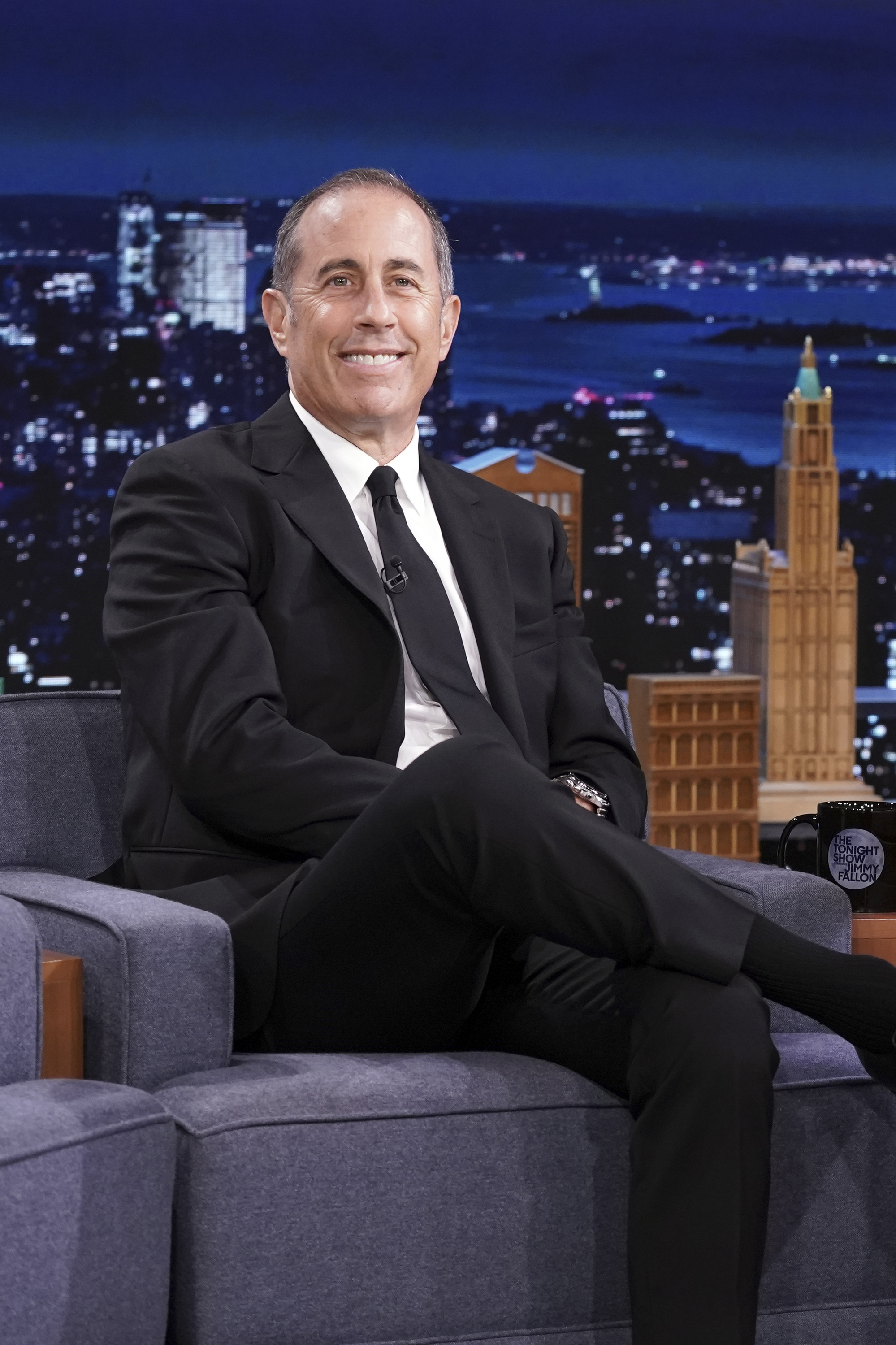 Jerry Seinfeld on "The Tonight Show Starring Jimmy Fallon" on October 1, 2021. | Source: Getty Images