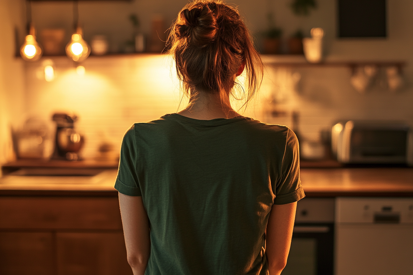 A woman staring at her kitchen | Source: AmoMama