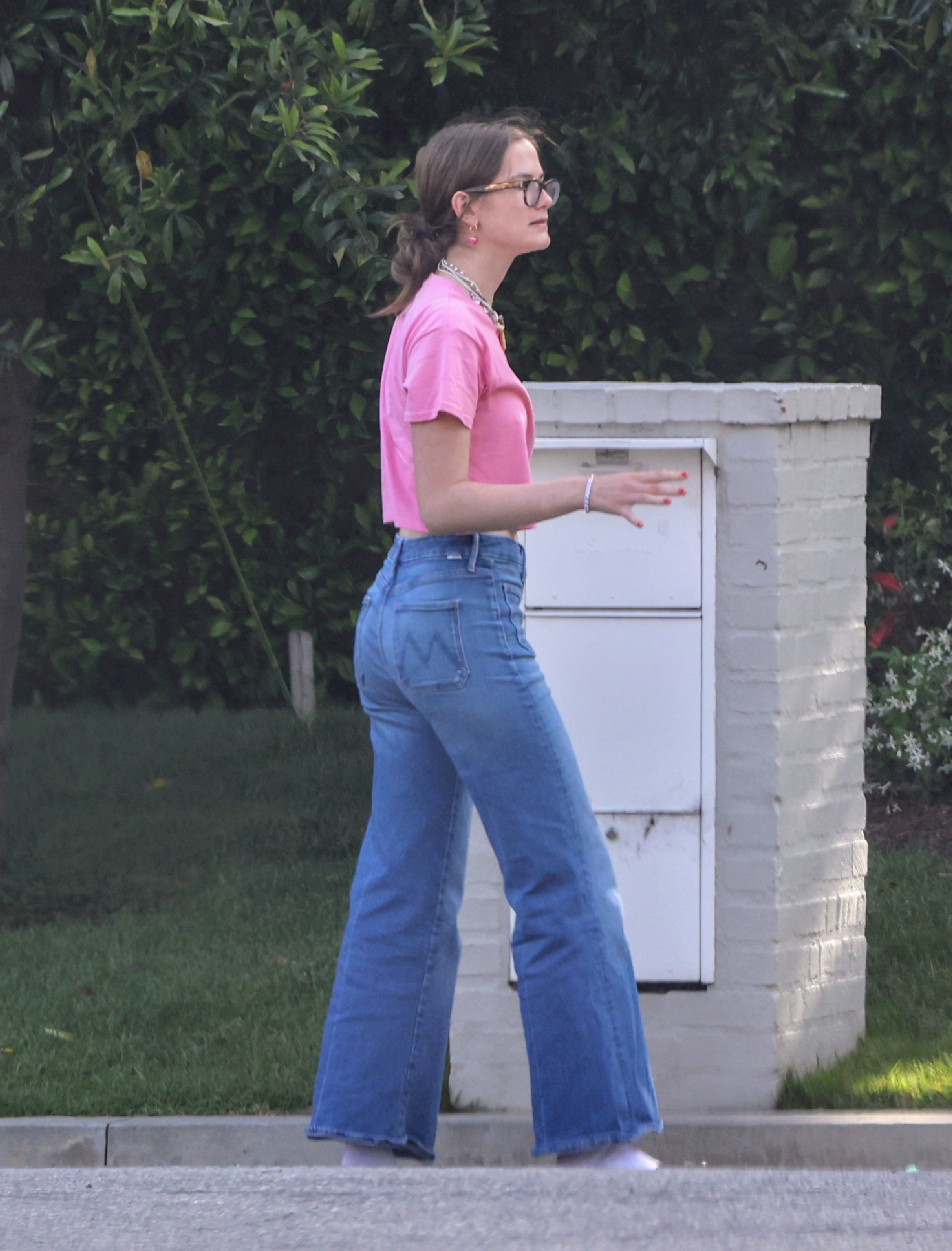 Violet Affleck en Pacific Palisades, California, el 18 de junio de 2024. | Fuente: Getty Images