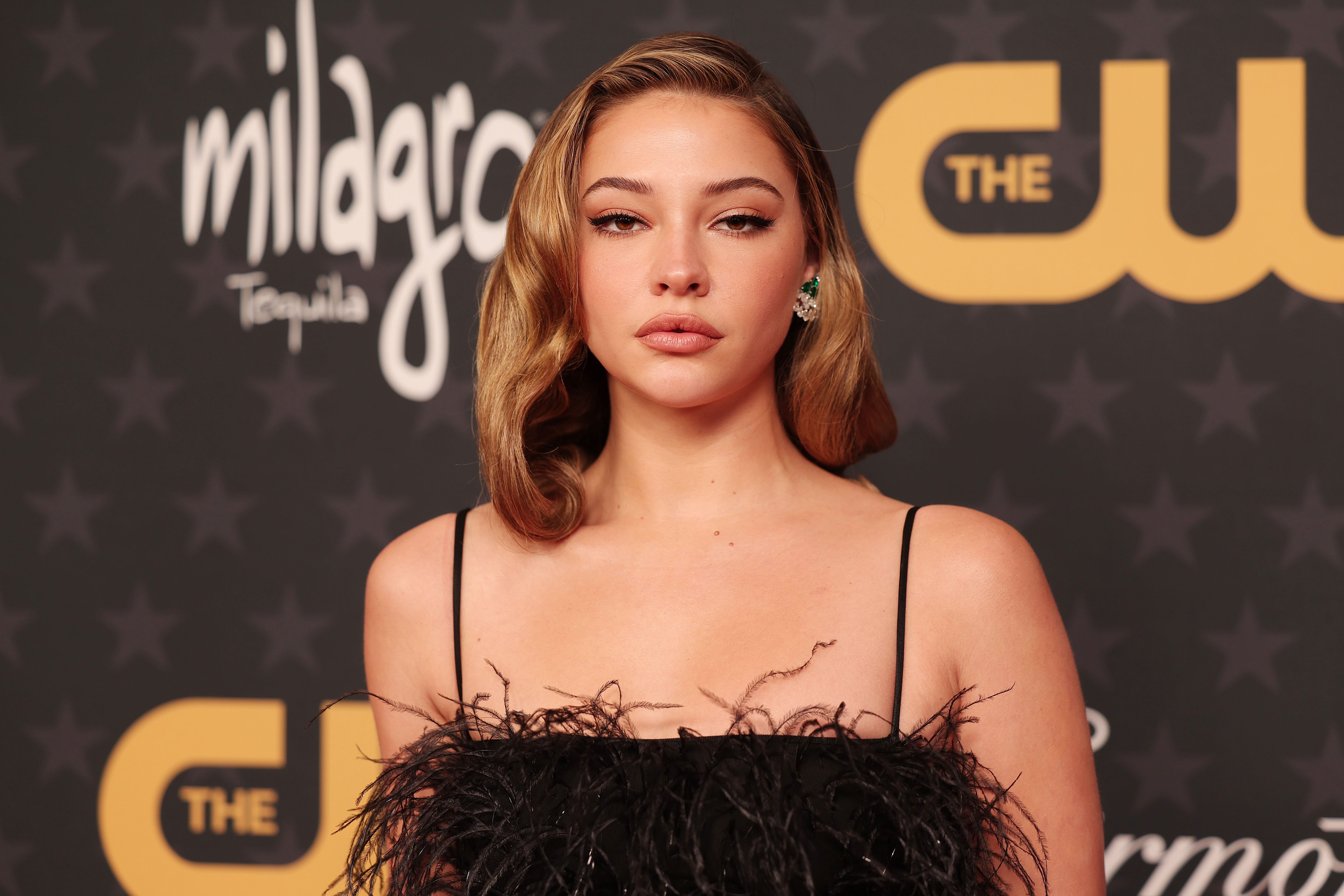 Madelyn Cline poses at the 28th Critics' Choice Awards held at the Fairmont Century Plaza on January 15, 2023, in Los Angeles, California | Source: Getty Images