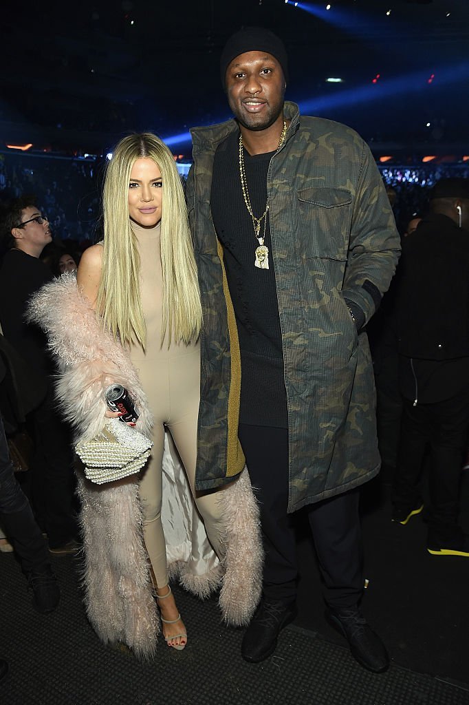 Lamar Odom & ex-wife Khloe Kardashian at the Kanye West Yeezy Season 3 on Feb. 11, 2016 in New York City. |Photo: Getty Images