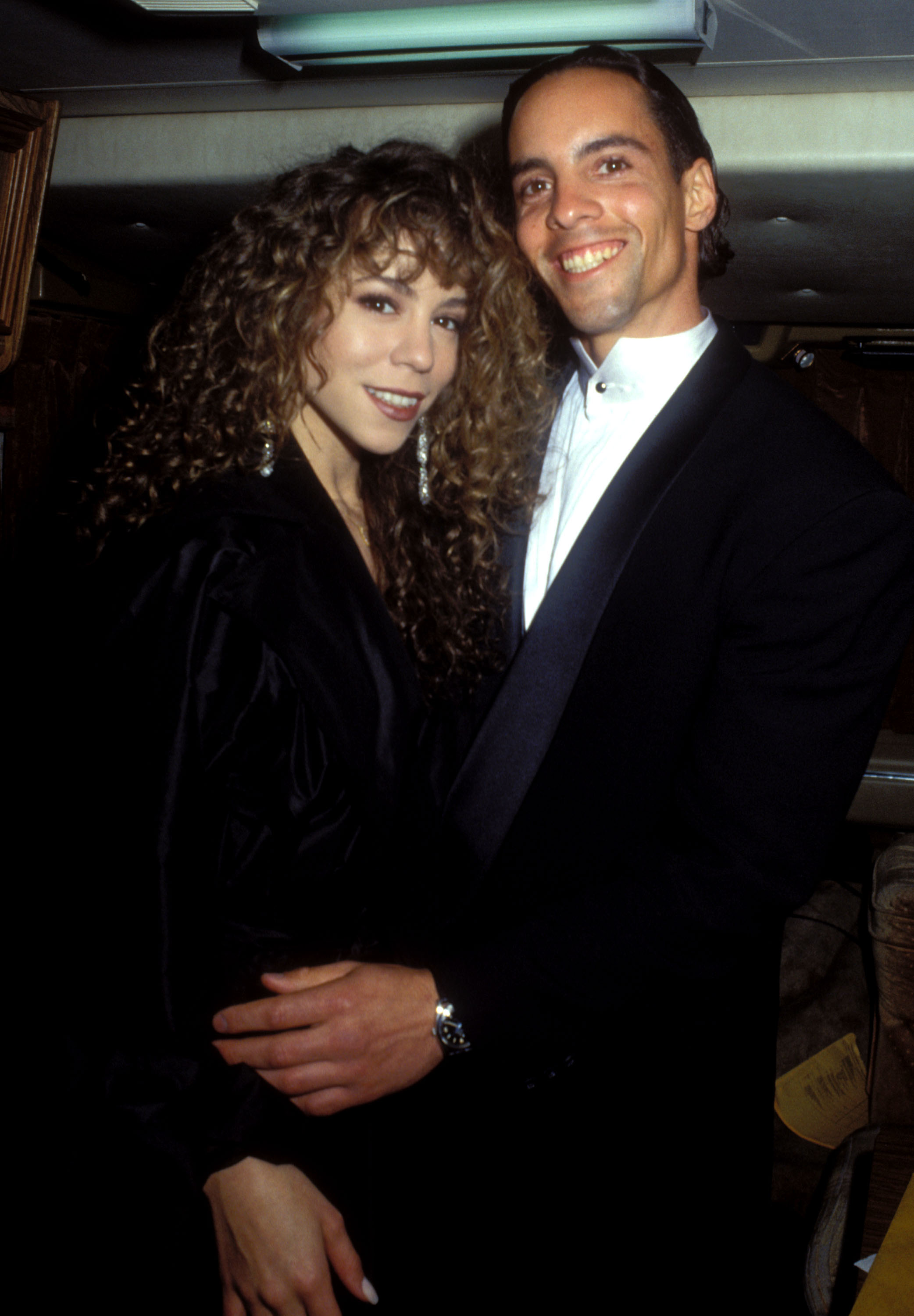 Mariah and Morgan Carey, circa 1991. | Source: Getty Images